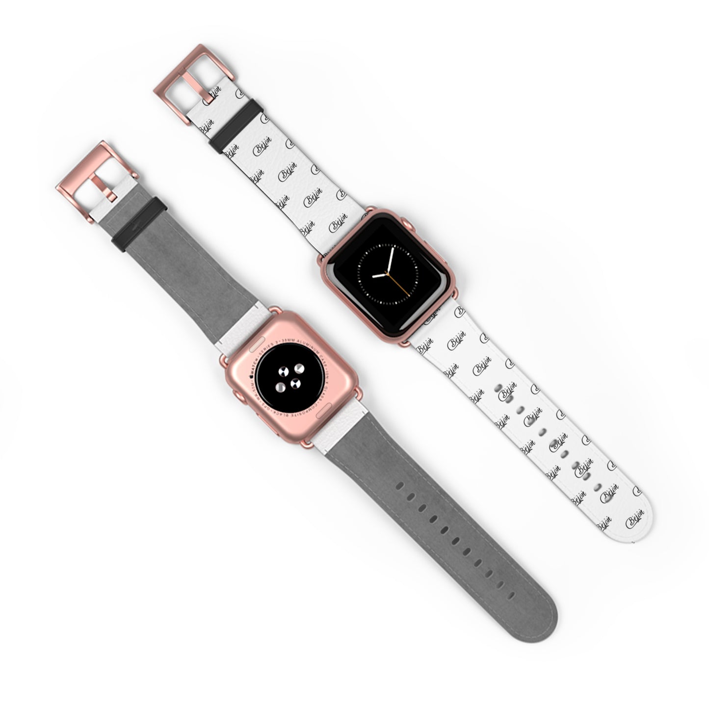 Sleek Monochrome Watch Band, Minimalist Style, IPhone Band, Modern Watch Strap, Trendy Gift for Him/Her, Stylish Accessory