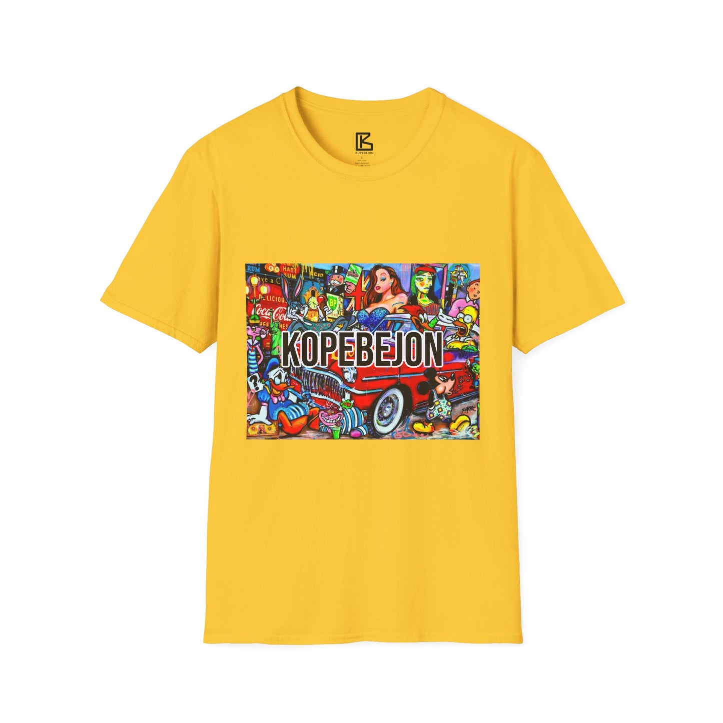 Colorful Graphic Tee, Fun Street Art T-Shirt, Unisex Summer Shirt, Casual Wear, Gift for Artists, Music Lovers