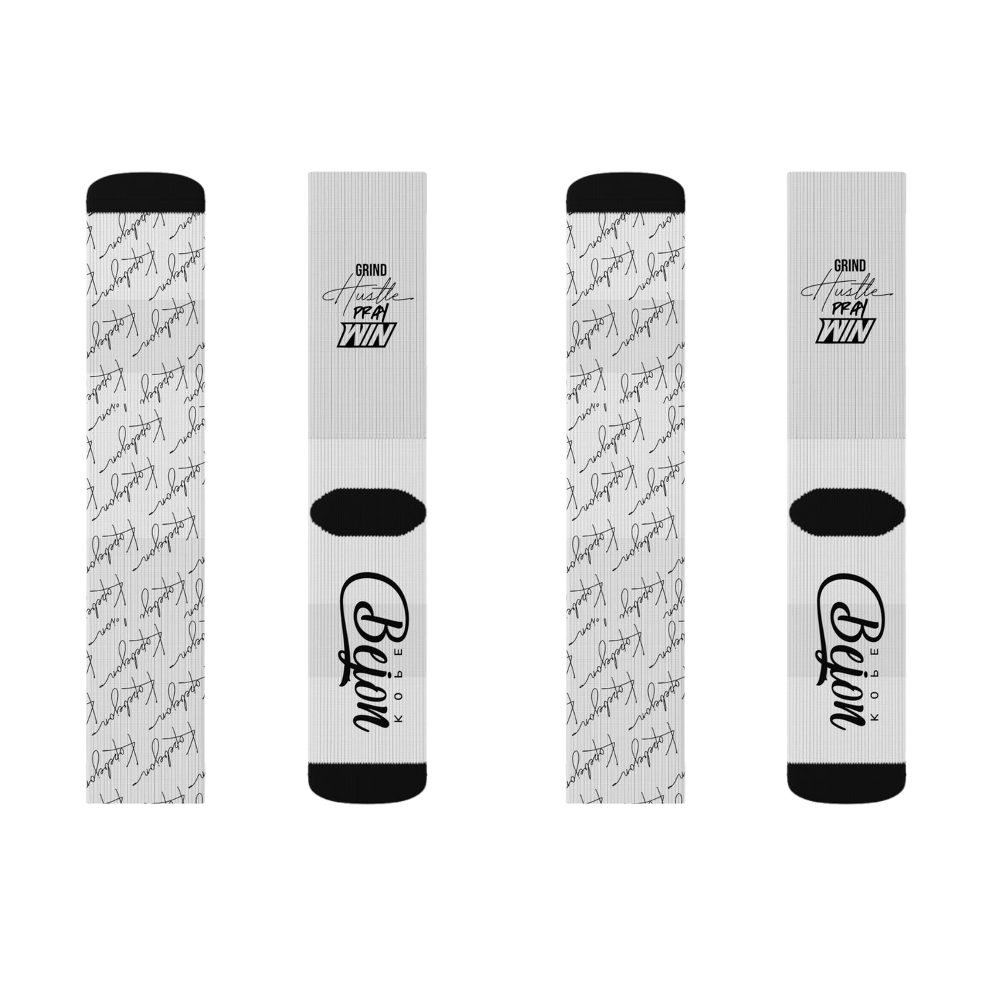 Stylish Sublimation Socks with Inspirational Quotes, Unique Gifts for Birthdays, Holidays, Cozy Wear, Comfortable Everyday Use