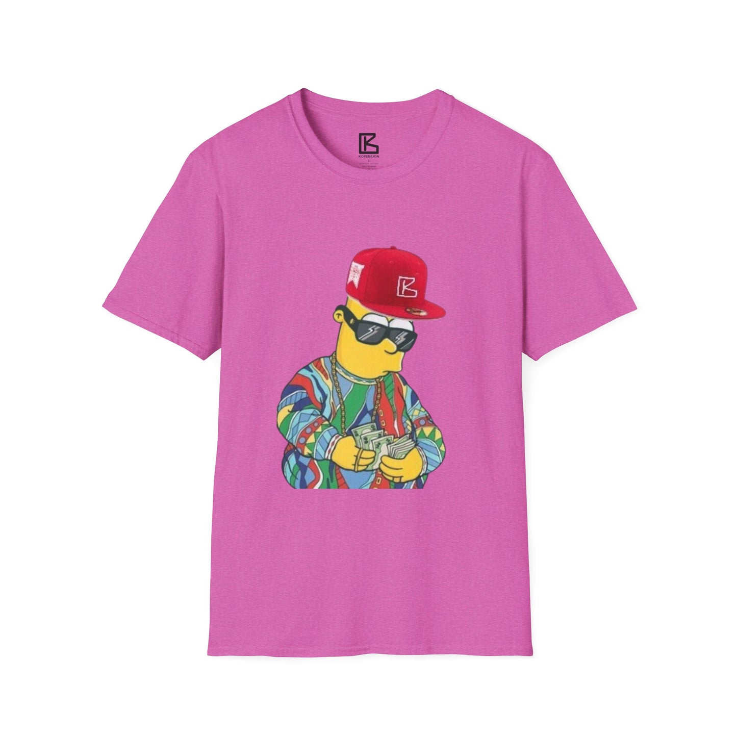Cool Character Graphic T-Shirt, Hip Hop Style Tee, Gift for Music Lovers, Streetwear Apparel, Trendy Unisex Shirt