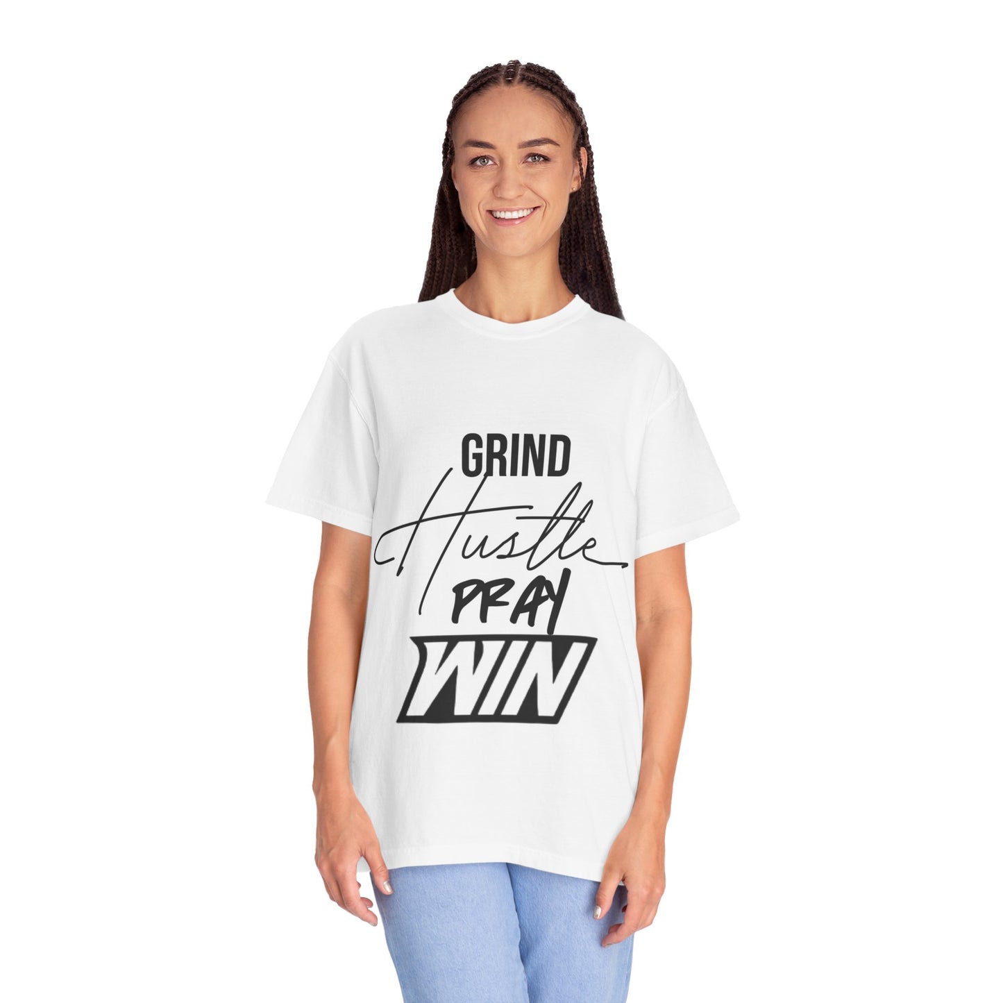 Inspirational Hustle T-Shirt, Motivational Tee, Unisex Tee for Entrepreneurs, Gift for Graduates, Everyday Wear, Affirmation Top