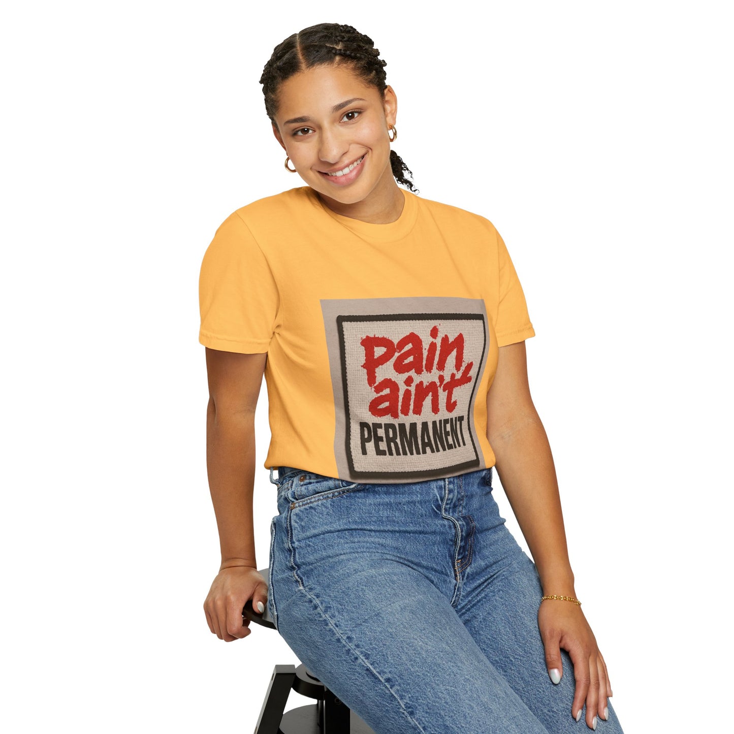 Pain Ain't Permanent T-Shirt, Motivational Tee, Unisex Graphic Shirt, Casual Gift, Everyday Wear, Inspirational Fashion