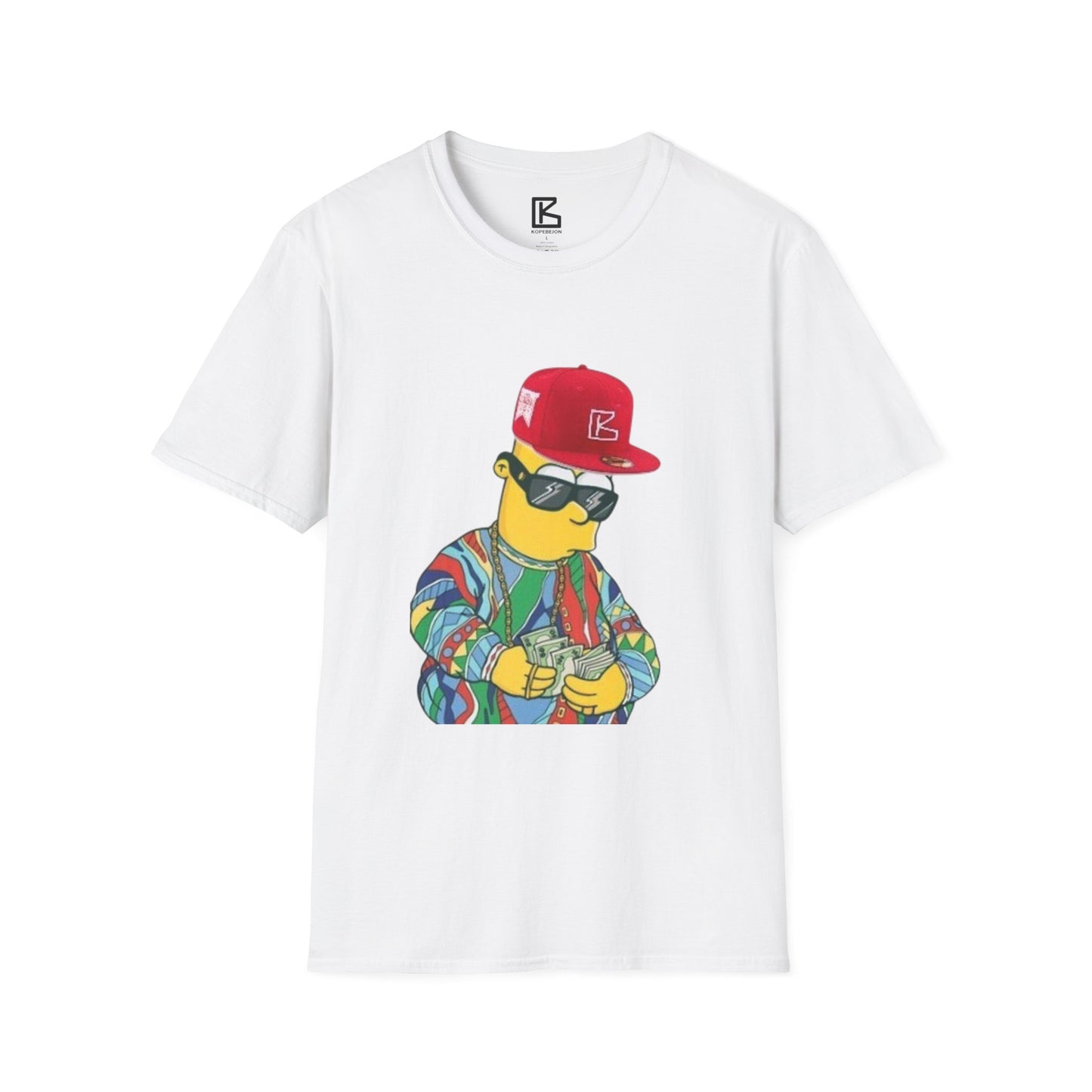 Cool Character Graphic T-Shirt, Hip Hop Style Tee, Gift for Music Lovers, Streetwear Apparel, Trendy Unisex Shirt