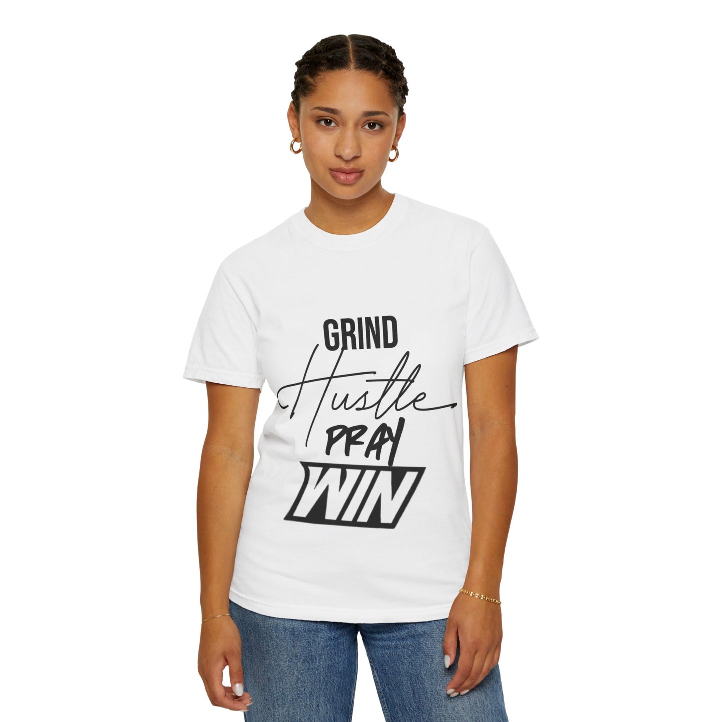 Inspirational Hustle T-Shirt, Motivational Tee, Unisex Tee for Entrepreneurs, Gift for Graduates, Everyday Wear, Affirmation Top