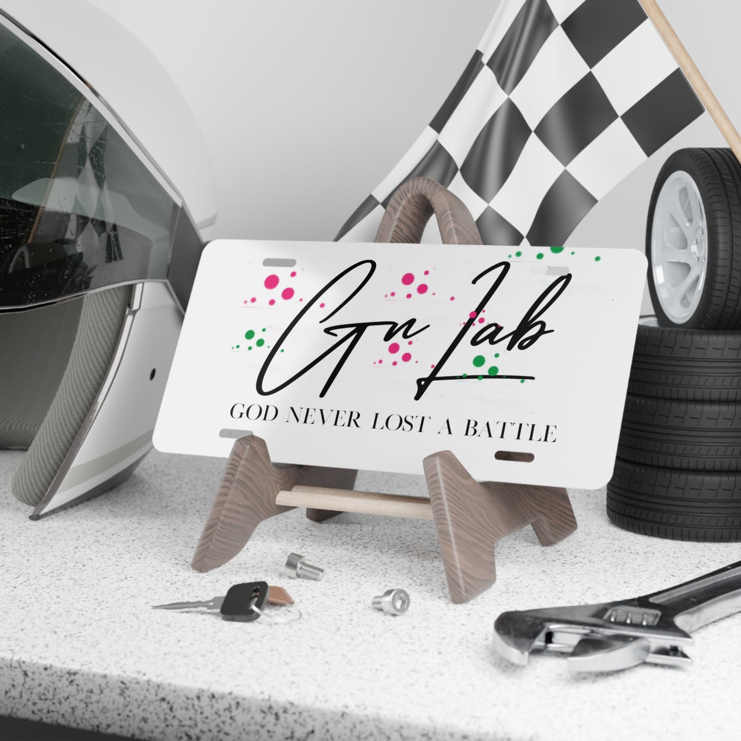 Custom Vanity Plate, Personalized Car Decoration, Unique Gift for Him/Her, Dashboard Accessory, Inspirational License Plate