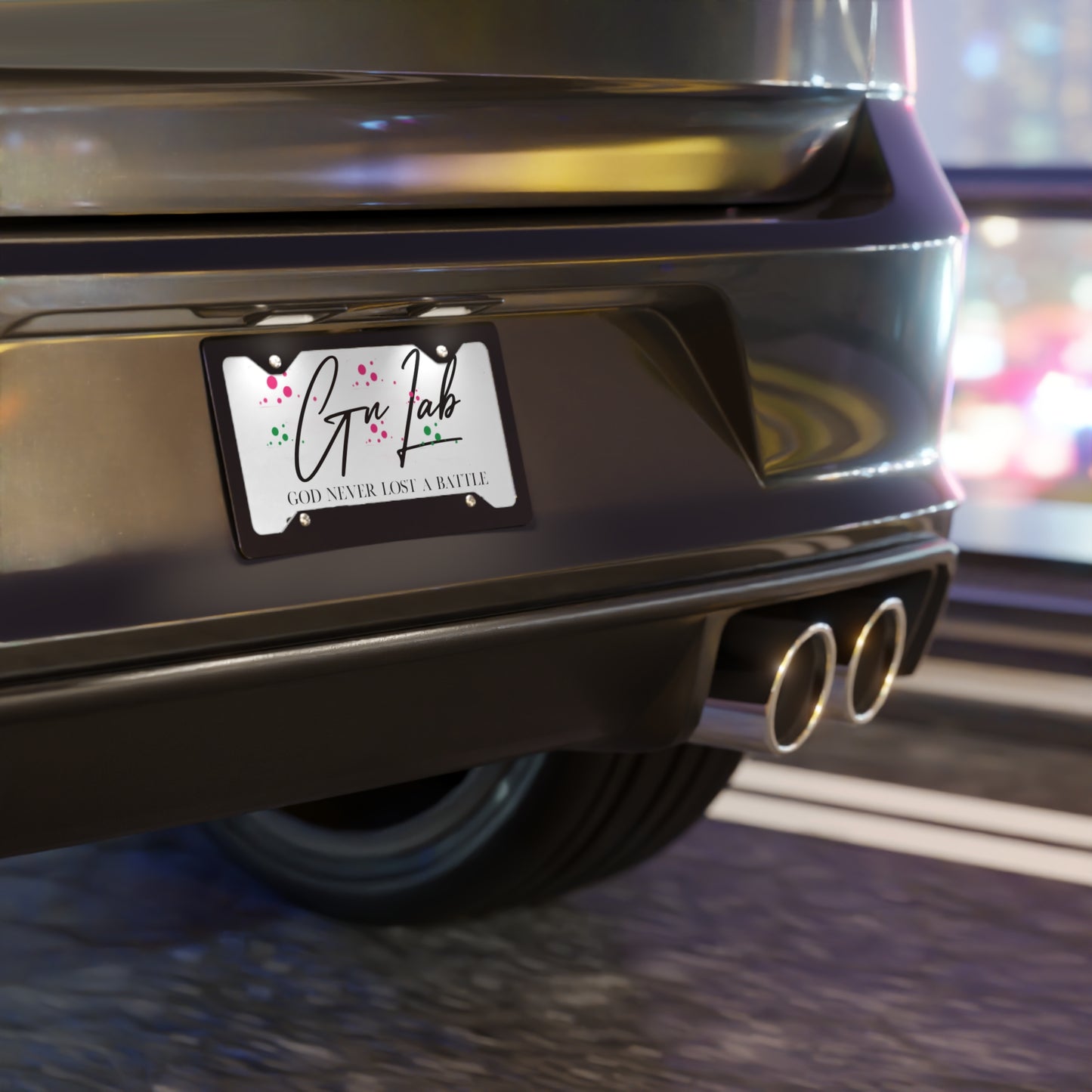 Custom Vanity Plate, Personalized Car Decoration, Unique Gift for Him/Her, Dashboard Accessory, Inspirational License Plate