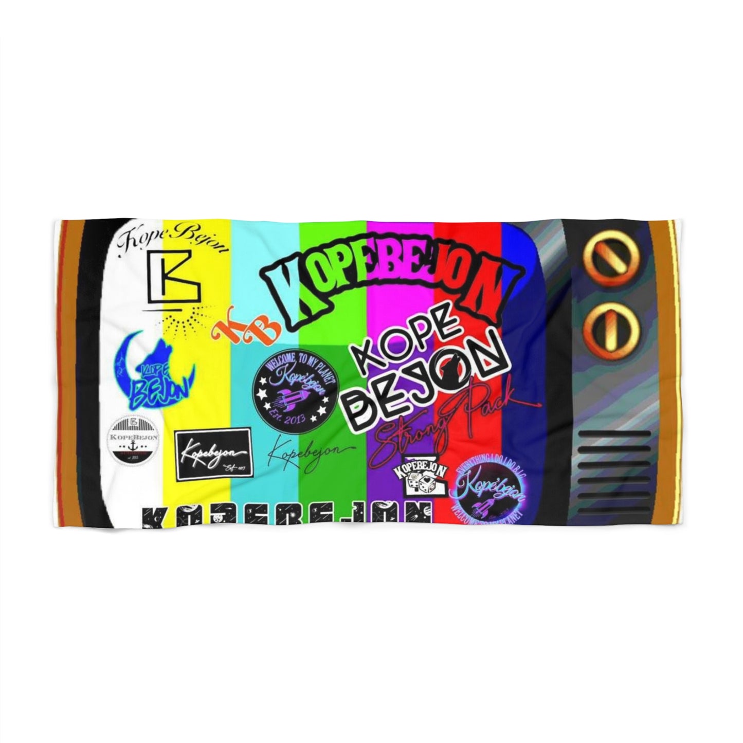 Vibrant Beach Towel, Fun Pool Accessory, Colorful Summer Gear, Ideal Gift for Beach Lovers, Perfect for Vacations, Swim Days