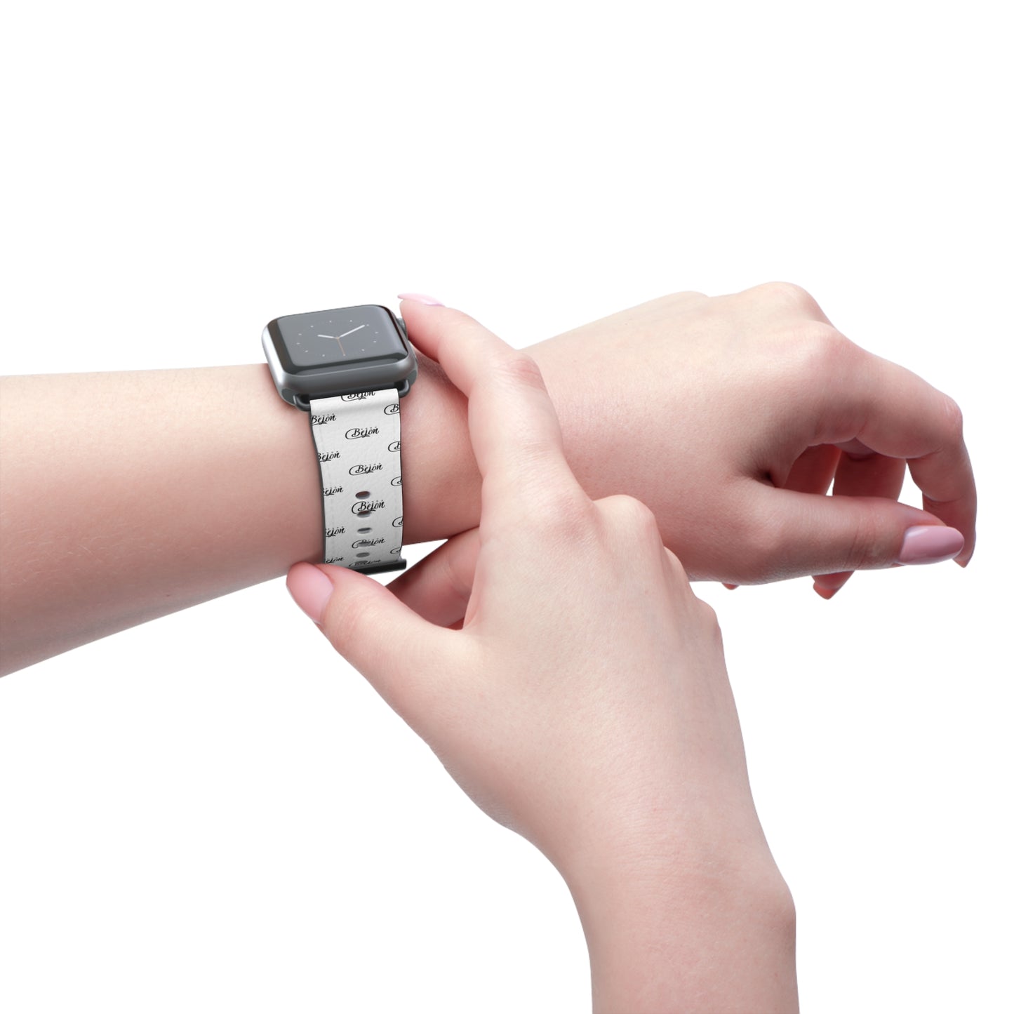 Sleek Monochrome Watch Band, Minimalist Style, IPhone Band, Modern Watch Strap, Trendy Gift for Him/Her, Stylish Accessory