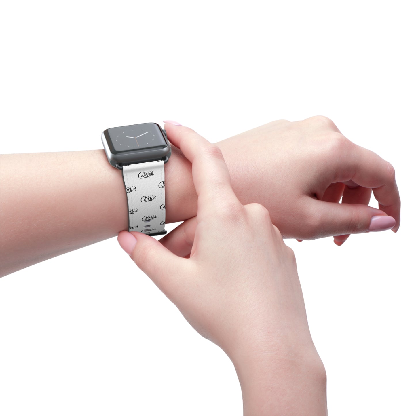 Sleek Monochrome Watch Band, Minimalist Style, IPhone Band, Modern Watch Strap, Trendy Gift for Him/Her, Stylish Accessory