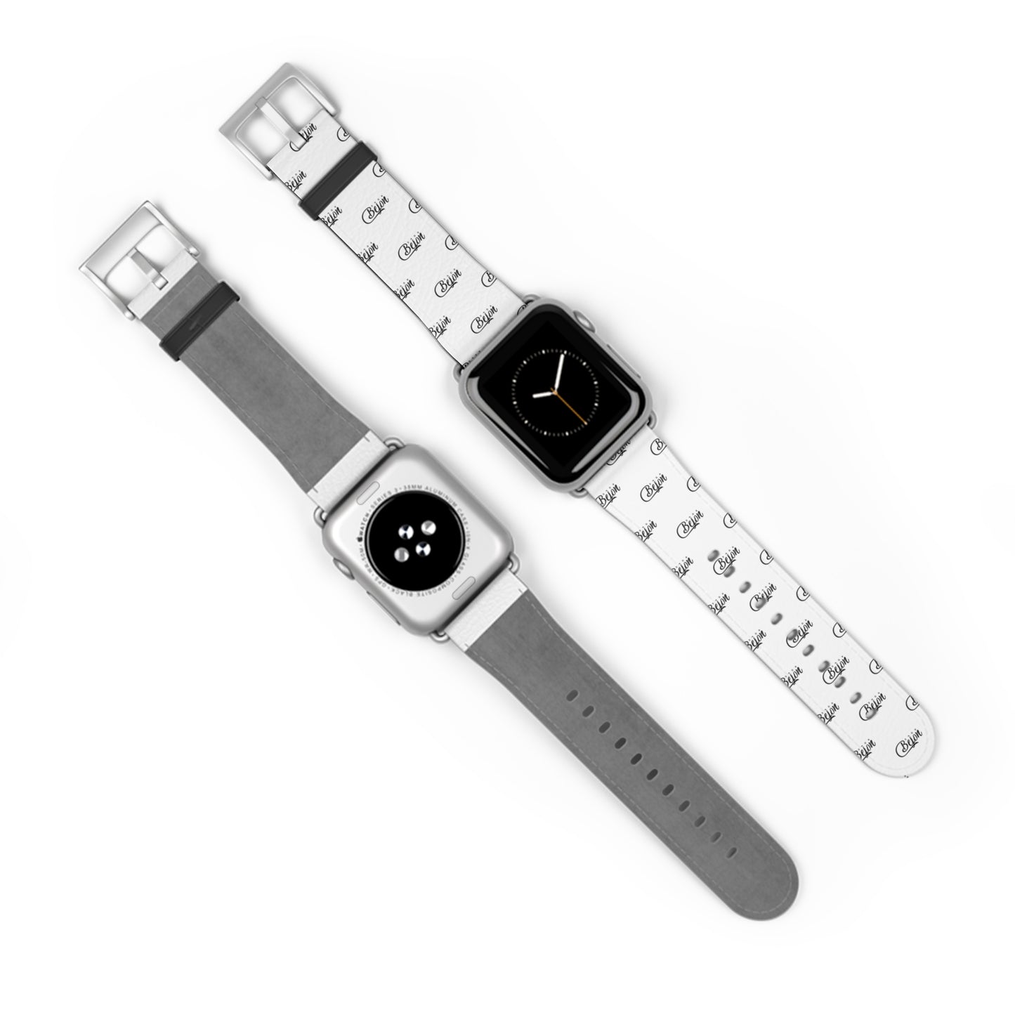 Sleek Monochrome Watch Band, Minimalist Style, IPhone Band, Modern Watch Strap, Trendy Gift for Him/Her, Stylish Accessory