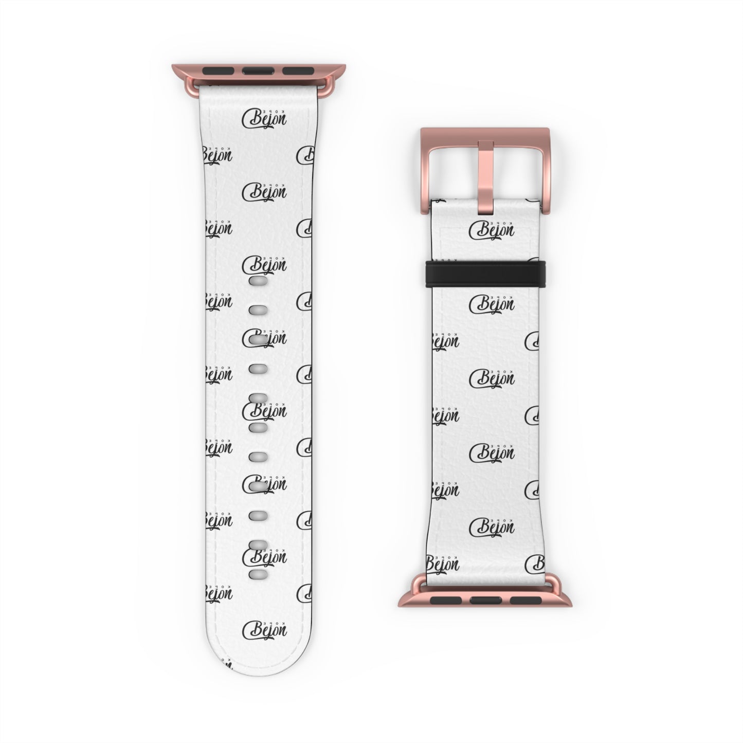 Sleek Monochrome Watch Band, Minimalist Style, IPhone Band, Modern Watch Strap, Trendy Gift for Him/Her, Stylish Accessory