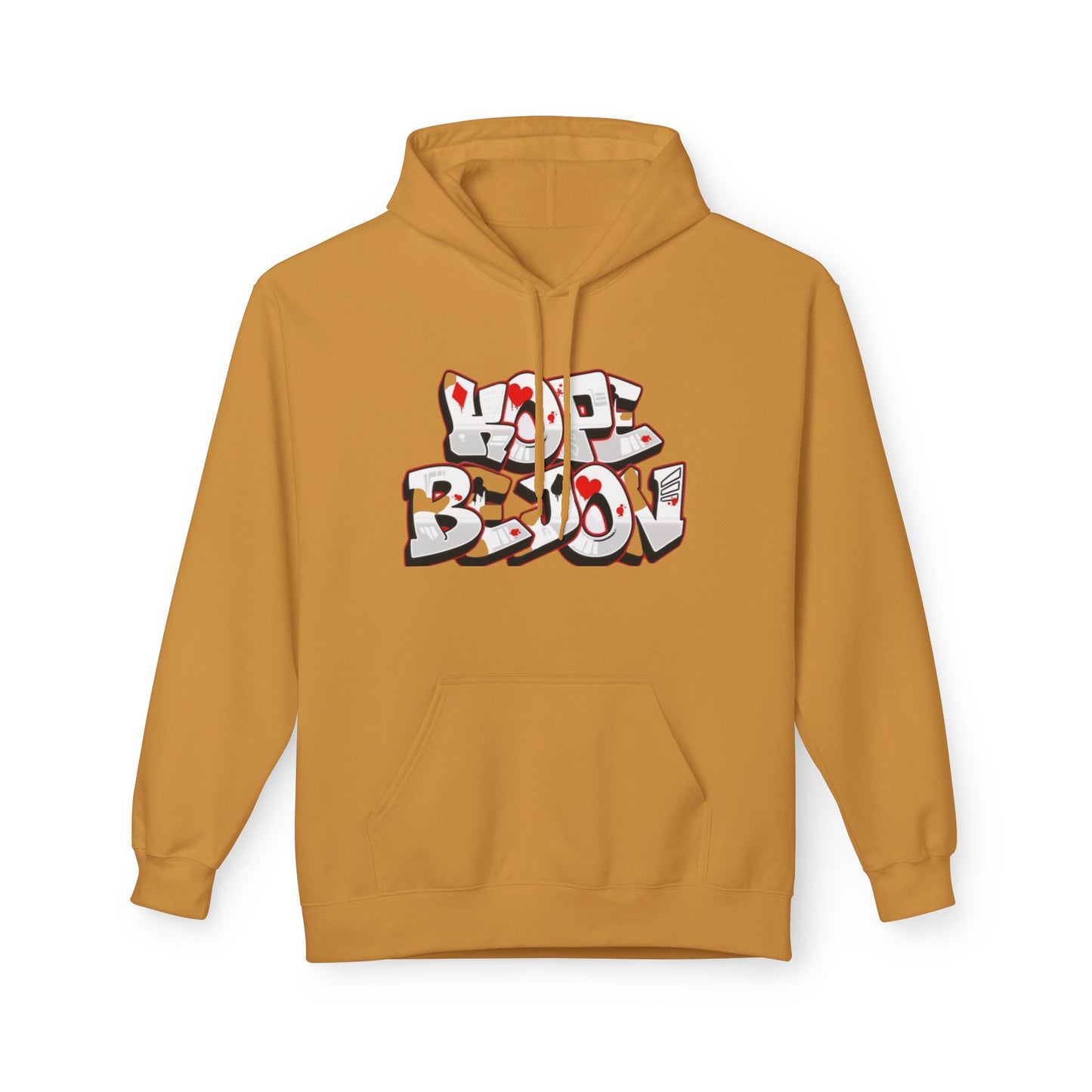 Graffiti Heart Hoodie - Urban Style, Streetwear, Cozy Apparel, Gift for Him/Her, Casual Outfit, Year-Round Fashion