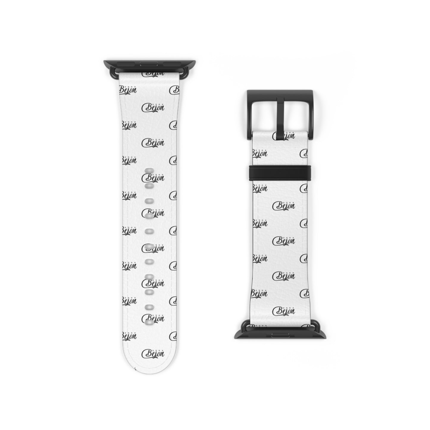 Sleek Monochrome Watch Band, Minimalist Style, IPhone Band, Modern Watch Strap, Trendy Gift for Him/Her, Stylish Accessory