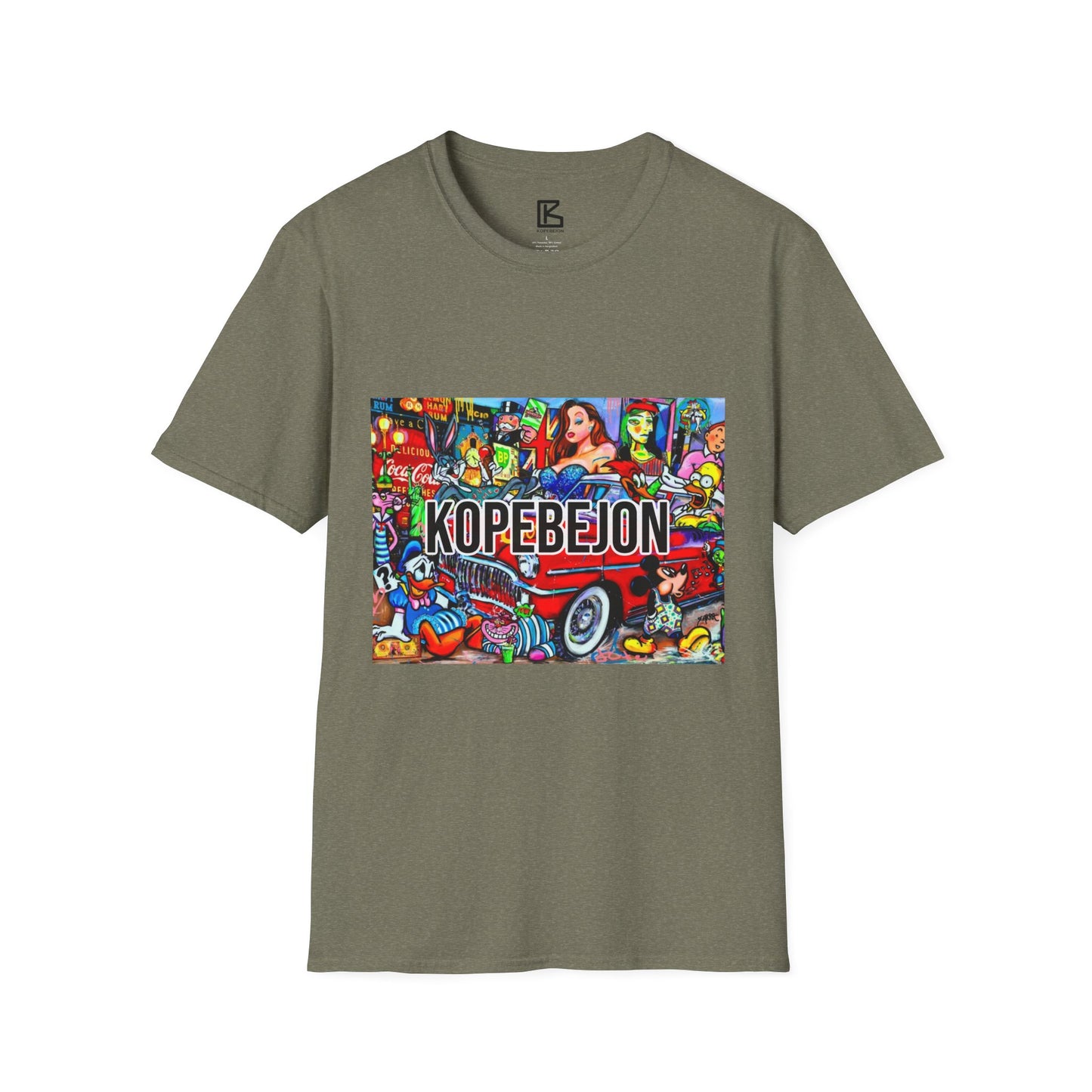 Colorful Graphic Tee, Fun Street Art T-Shirt, Unisex Summer Shirt, Casual Wear, Gift for Artists, Music Lovers