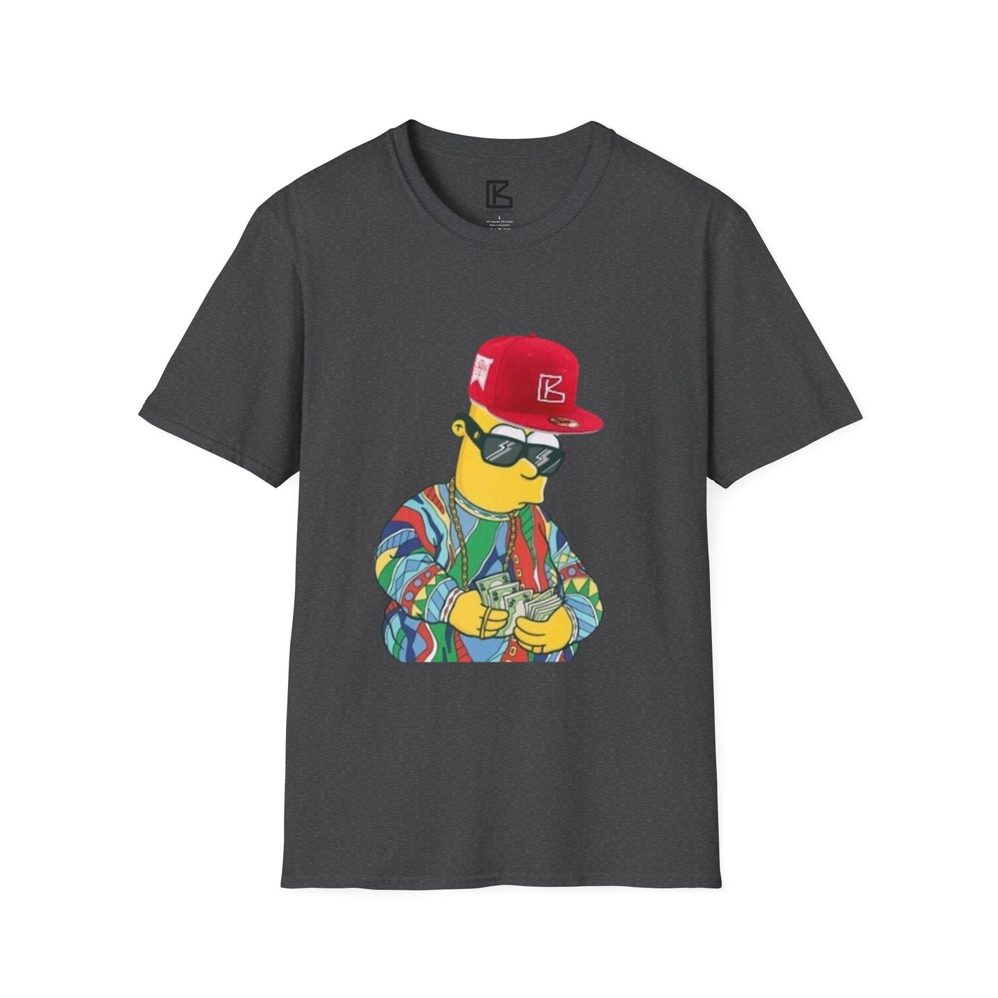 Cool Character Graphic T-Shirt, Hip Hop Style Tee, Gift for Music Lovers, Streetwear Apparel, Trendy Unisex Shirt