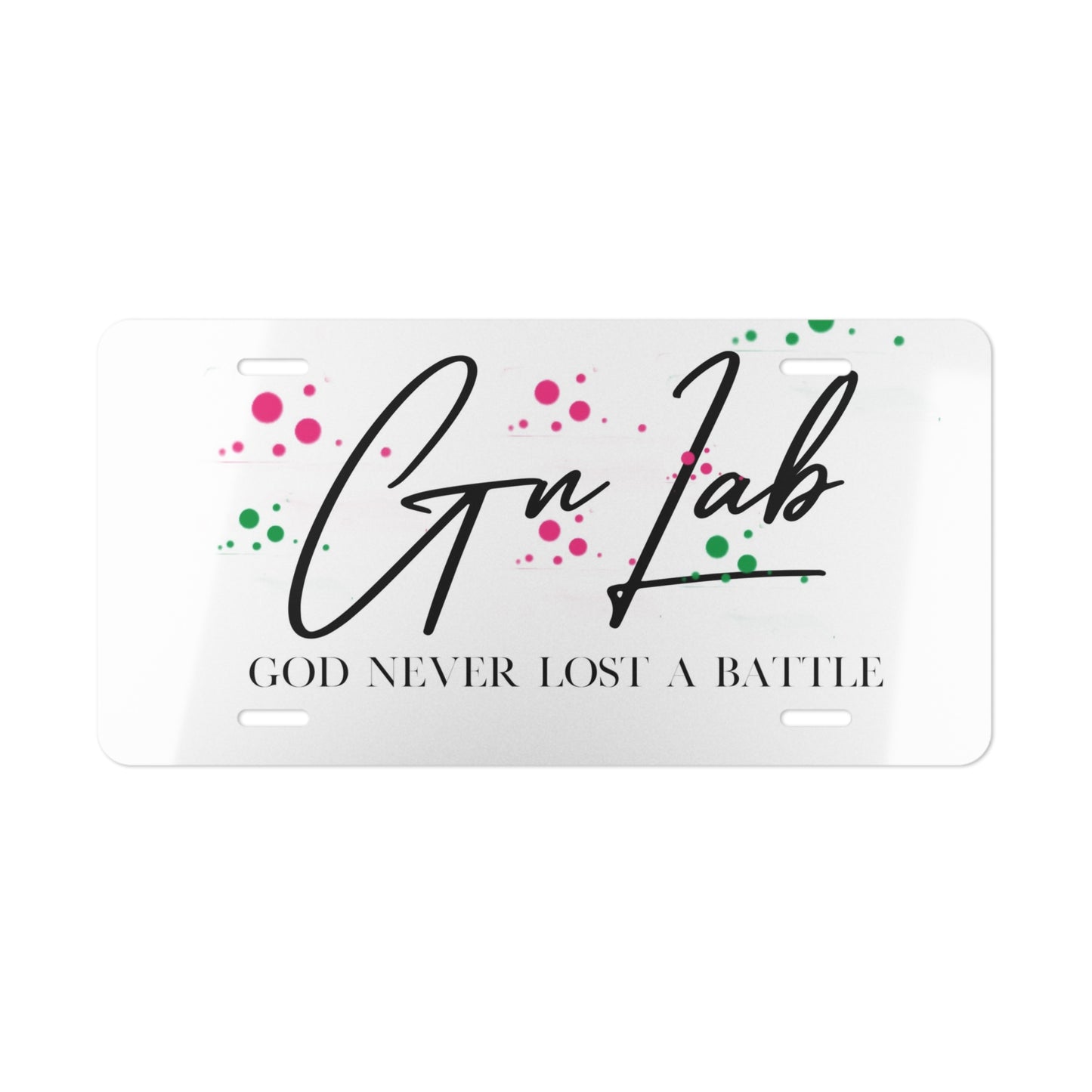Custom Vanity Plate, Personalized Car Decoration, Unique Gift for Him/Her, Dashboard Accessory, Inspirational License Plate