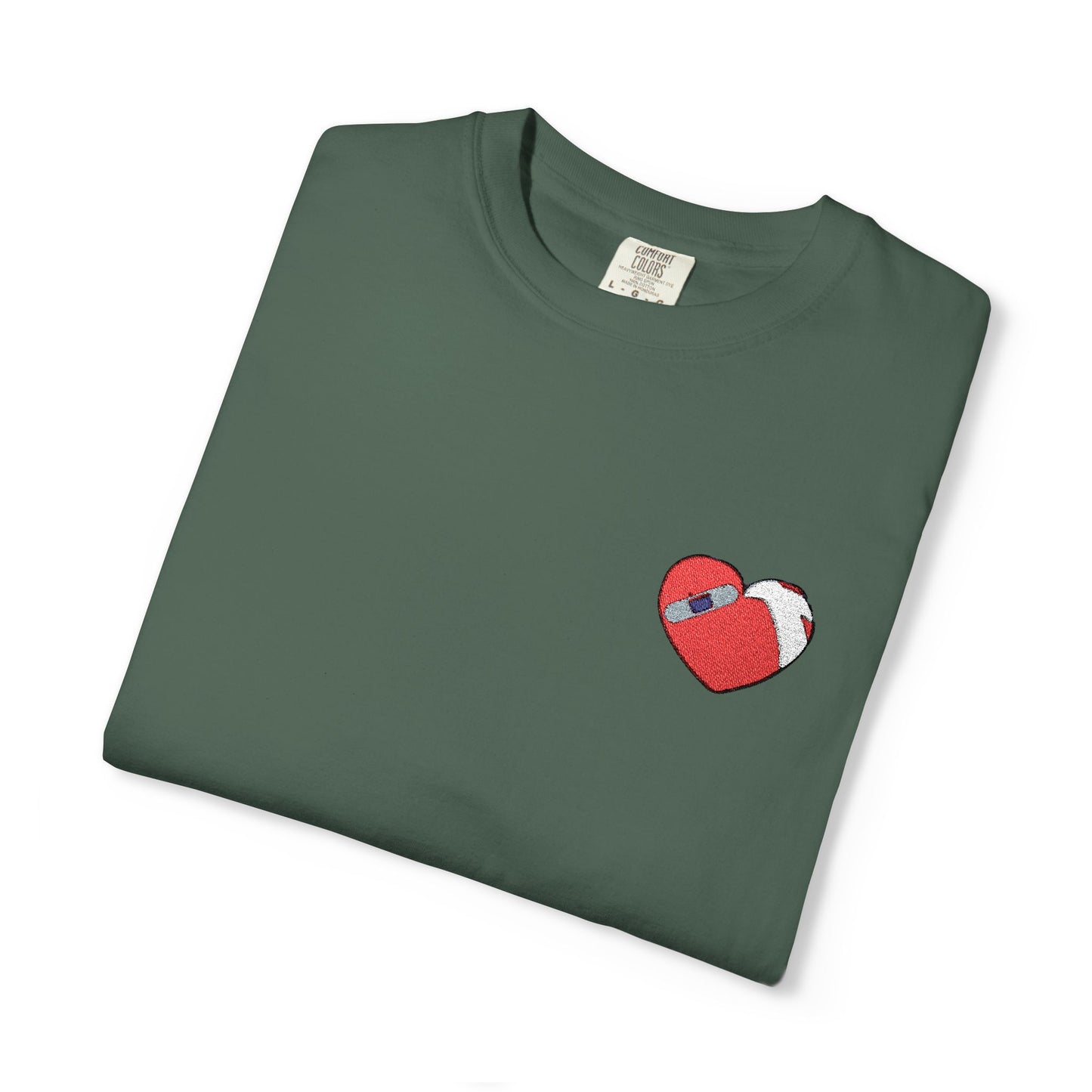 Heartfelt Unisex Garment-Dyed T-shirt - Casual Love Tee, Perfect for Valentine's Day, Gift for Friends, Everyday Wear, Unique Graphic Tee