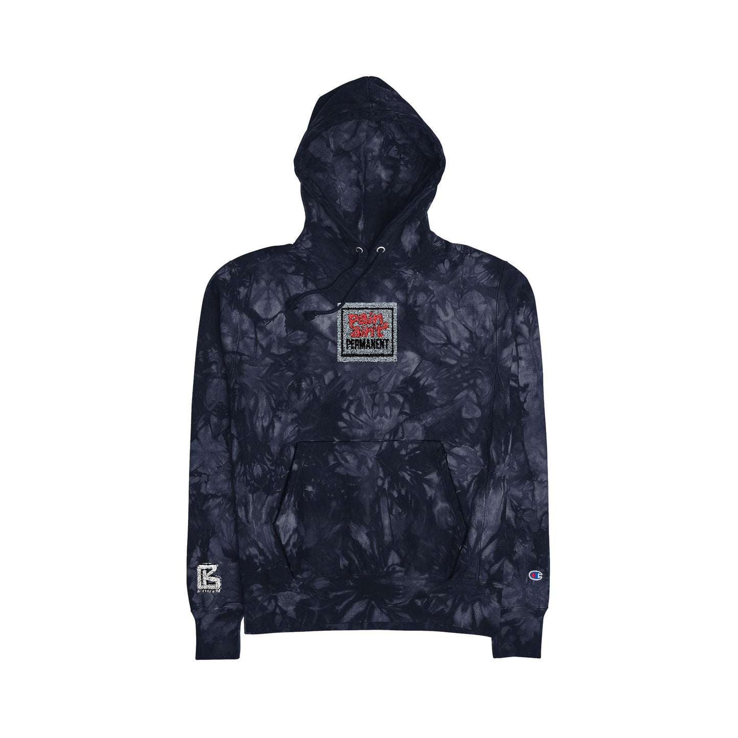 Unisex Tie-Dye Hoodie, Stylish Embroidered Pullover, Cozy Sweatshirt, Perfect for Casual Wear, Great Gift for Holidays