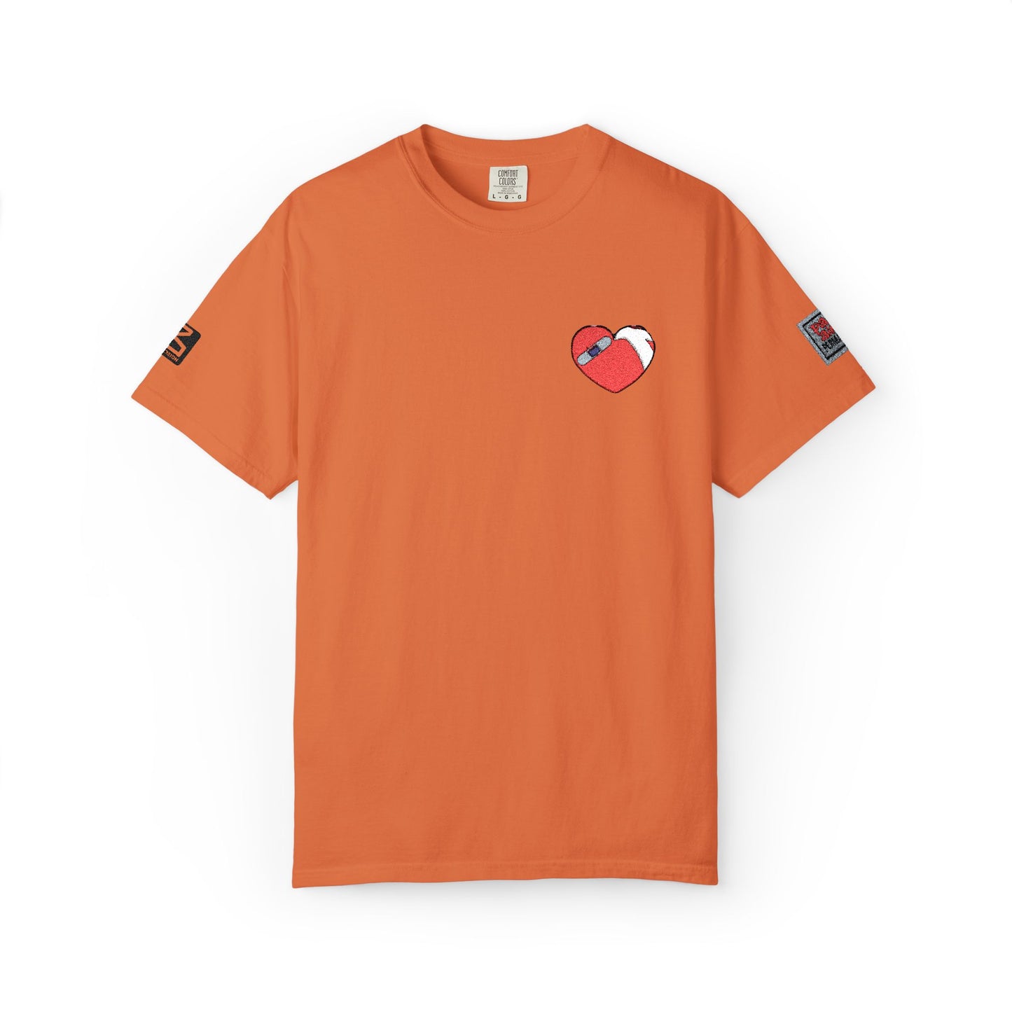 Heartfelt Unisex Garment-Dyed T-shirt - Casual Love Tee, Perfect for Valentine's Day, Gift for Friends, Everyday Wear, Unique Graphic Tee