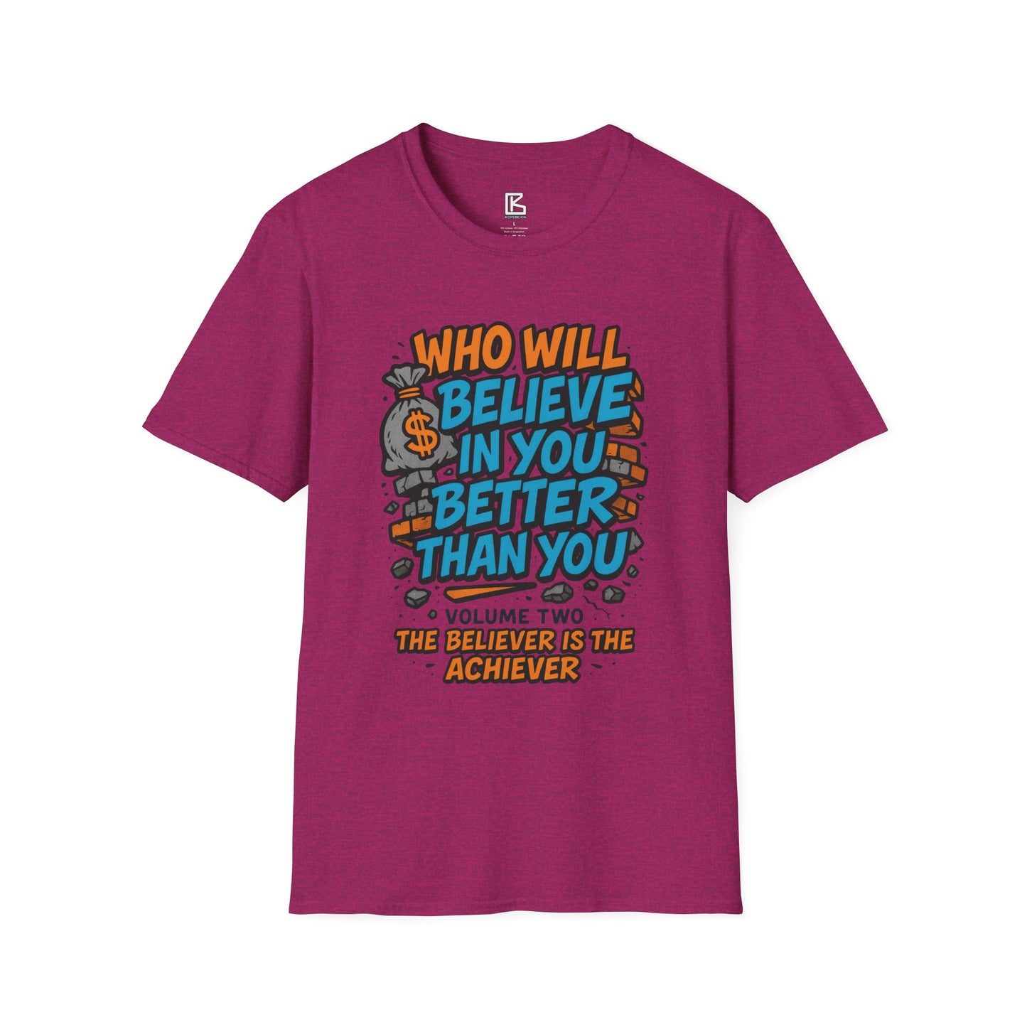 Motivational Unisex T-Shirt - "Who Will Believe in You Better Than You?" - Inspirational Gift for Dreamers, Achievers, Birthday, [...]