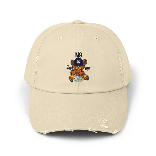 KB Bear Distressed Cap, Unisex Baseball Hat, Casual Accessory, Trendy Gift, Summer Style, Festival Wear