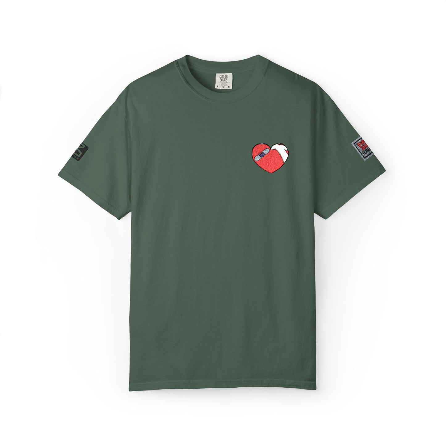 Heartfelt Unisex Garment-Dyed T-shirt - Casual Love Tee, Perfect for Valentine's Day, Gift for Friends, Everyday Wear, Unique Graphic Tee