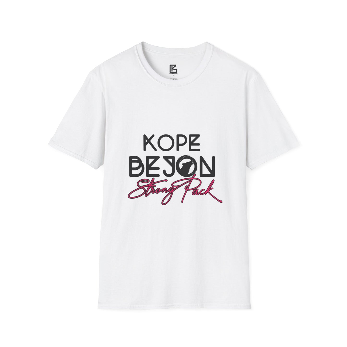 Kope Bejon Strong Pack Unisex Softstyle T-Shirt, Motivational Tee, Gift for Him/Her, Casual Wear, Everyday Comfort