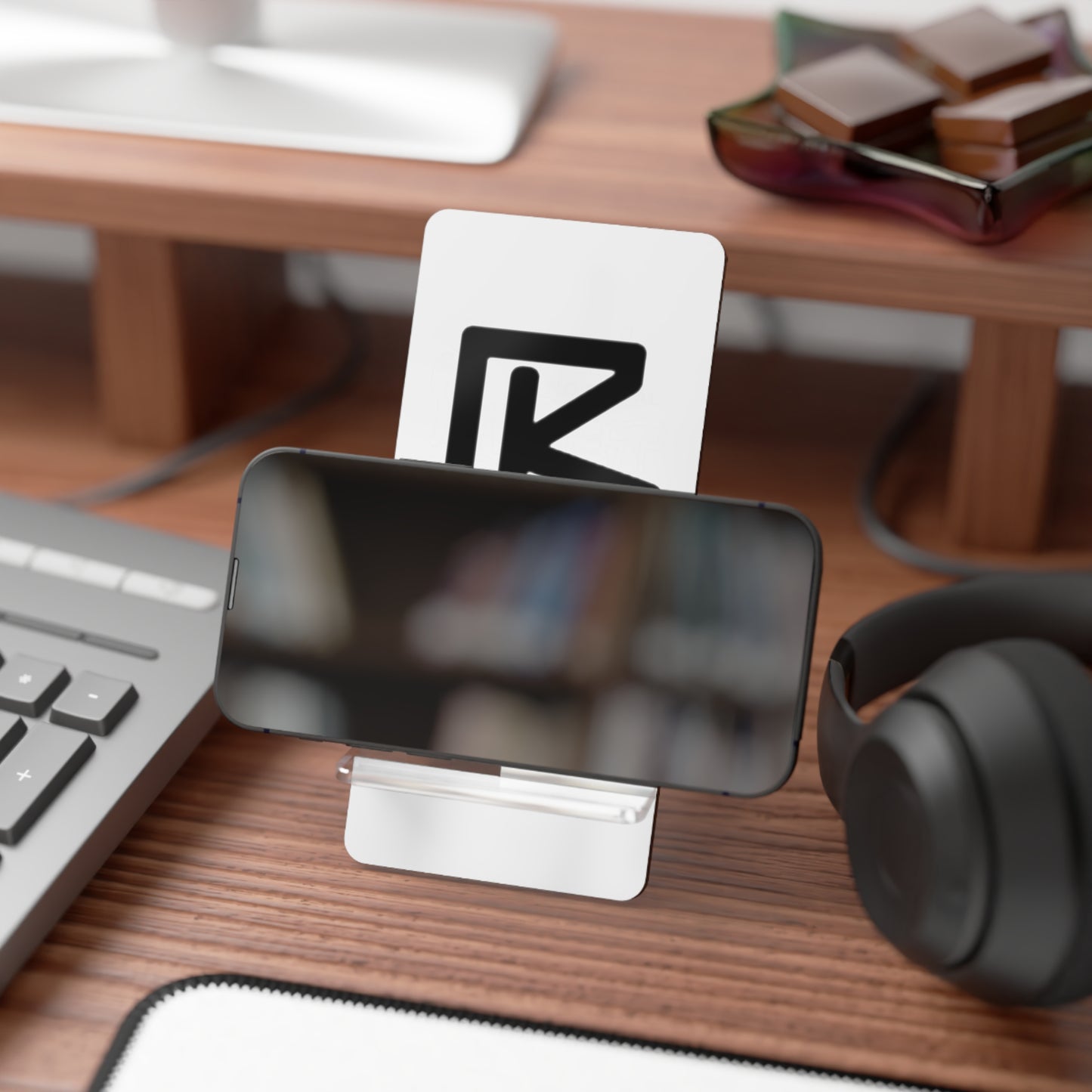 Let Them Talk Smartphone Stand, Funny Phone Holder, Desk Organizer, Humorous Gift, Connection Lost Decor