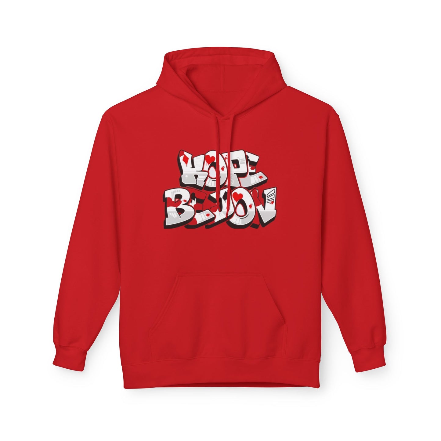 Graffiti Heart Hoodie - Urban Style, Streetwear, Cozy Apparel, Gift for Him/Her, Casual Outfit, Year-Round Fashion