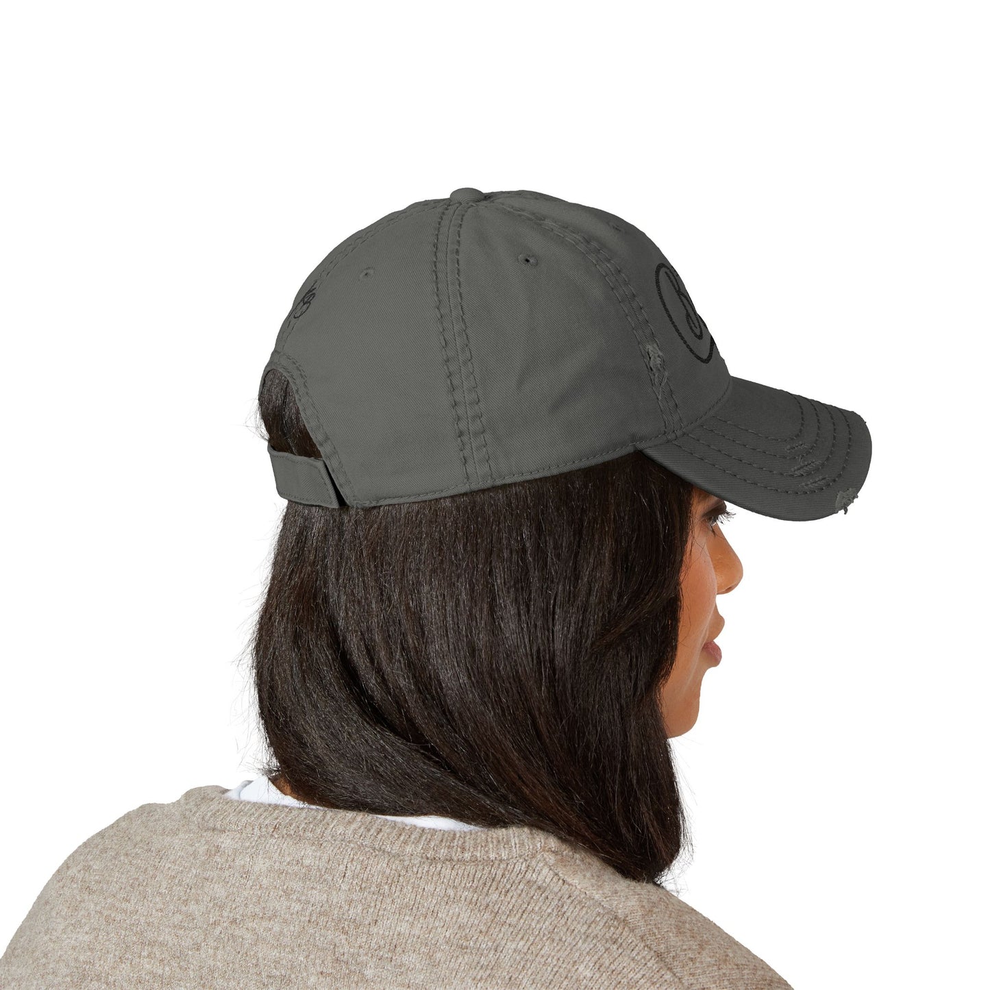 Vintage Distressed Hat with Embroidery, Casual Cap for Everyday Wear, Perfect Gift , Trendy Sun Hat, [...]