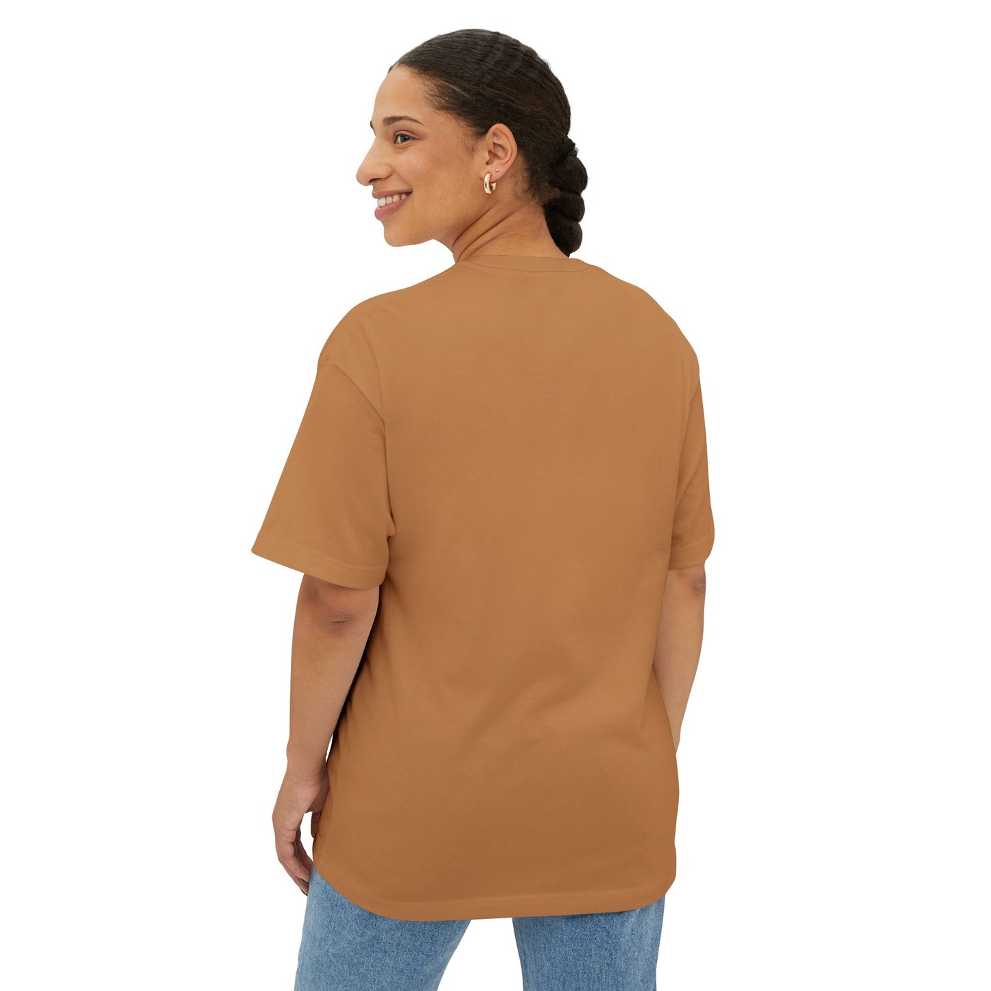 Faith-Inspired Oversized Tee, Comfortable Boxy Shirt for Spiritual Journeys, Casual Wear, Gift for Retreats, Unisex Graphic Tee