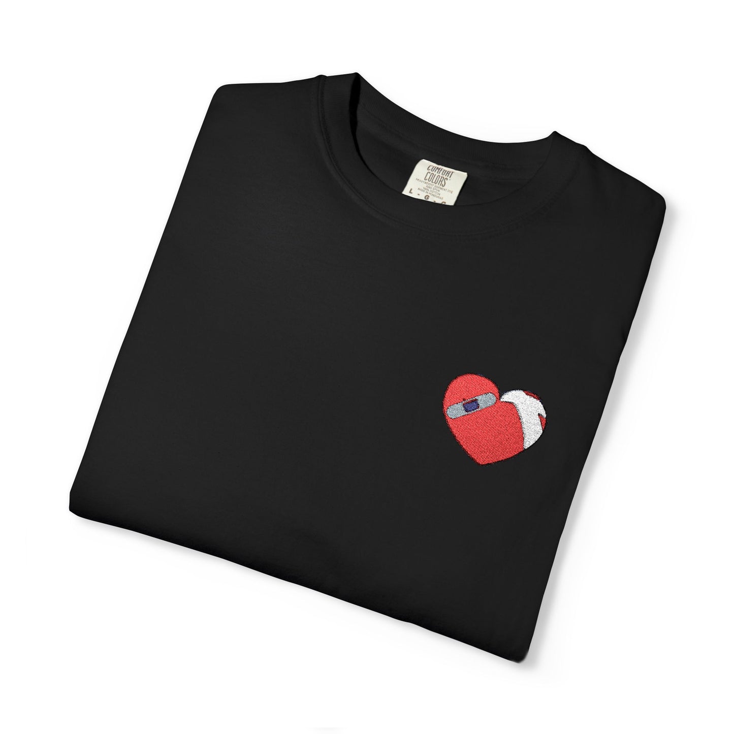Heartfelt Unisex Garment-Dyed T-shirt - Casual Love Tee, Perfect for Valentine's Day, Gift for Friends, Everyday Wear, Unique Graphic Tee