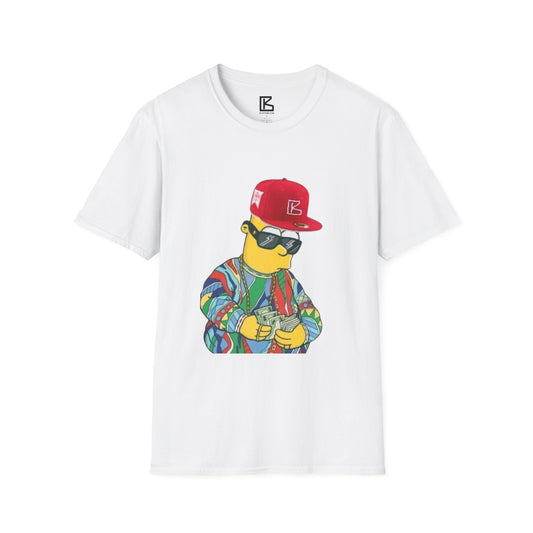 Cool Character Graphic T-Shirt, Hip Hop Style Tee, Gift for Music Lovers, Streetwear Apparel, Trendy Unisex Shirt