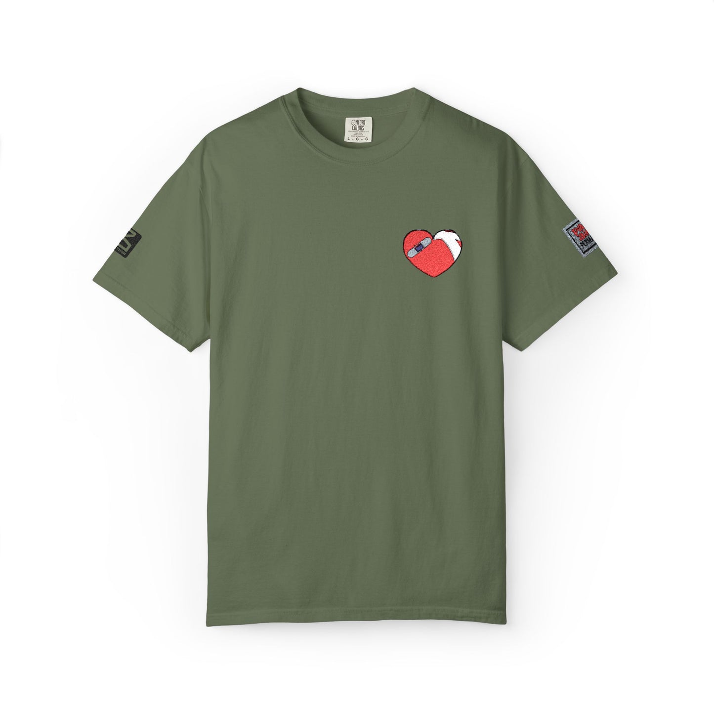 Heartfelt Unisex Garment-Dyed T-shirt - Casual Love Tee, Perfect for Valentine's Day, Gift for Friends, Everyday Wear, Unique Graphic Tee