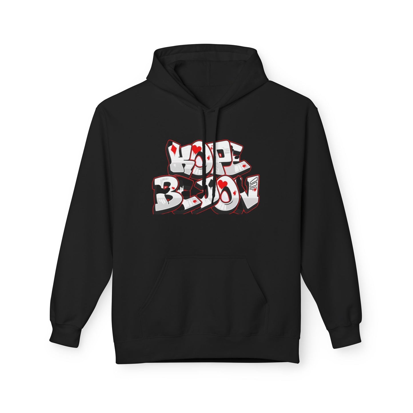 Graffiti Heart Hoodie - Urban Style, Streetwear, Cozy Apparel, Gift for Him/Her, Casual Outfit, Year-Round Fashion
