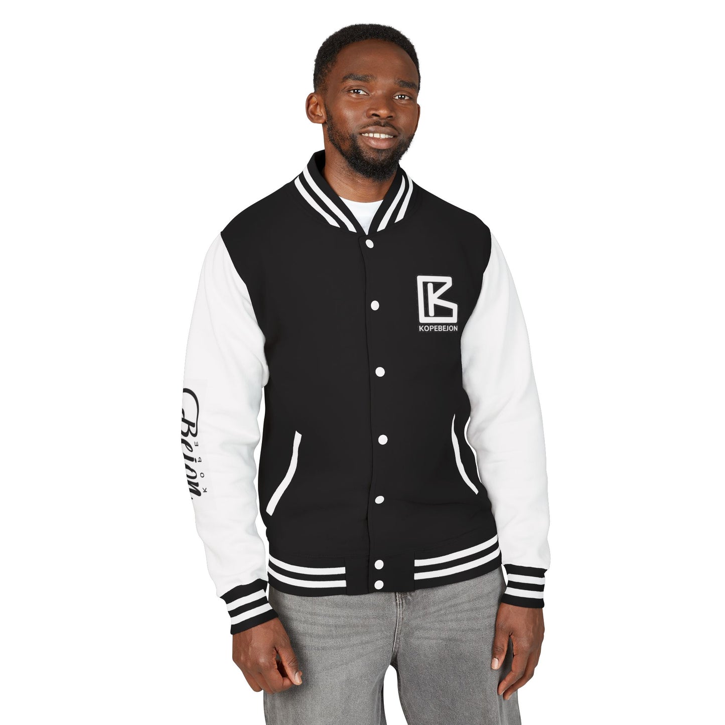 Unisex Heavyweight Letterman Jacket with Inspirational Quotes, Casual Streetwear, Perfect for Gifts, Sports Events, and Celebrations