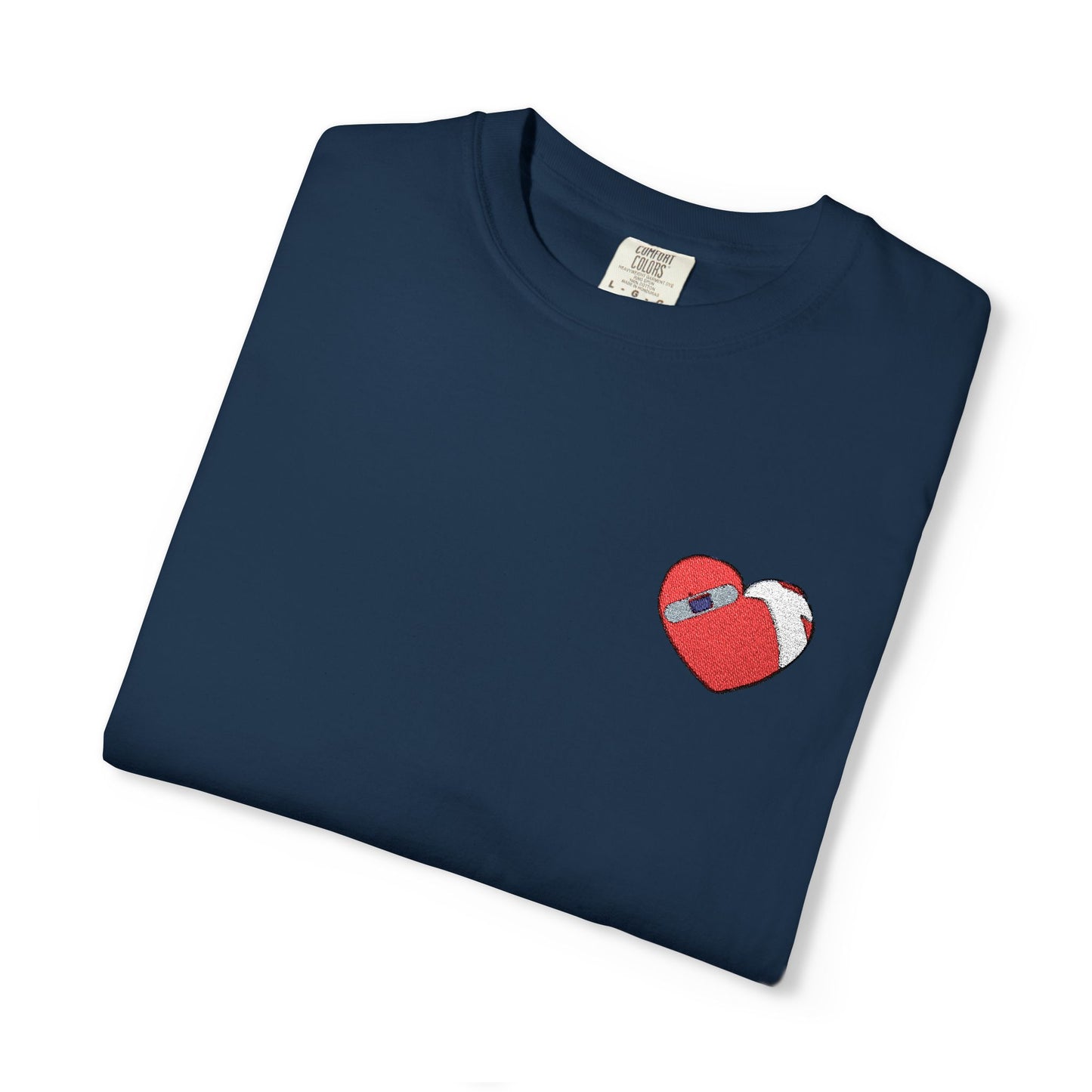 Heartfelt Unisex Garment-Dyed T-shirt - Casual Love Tee, Perfect for Valentine's Day, Gift for Friends, Everyday Wear, Unique Graphic Tee