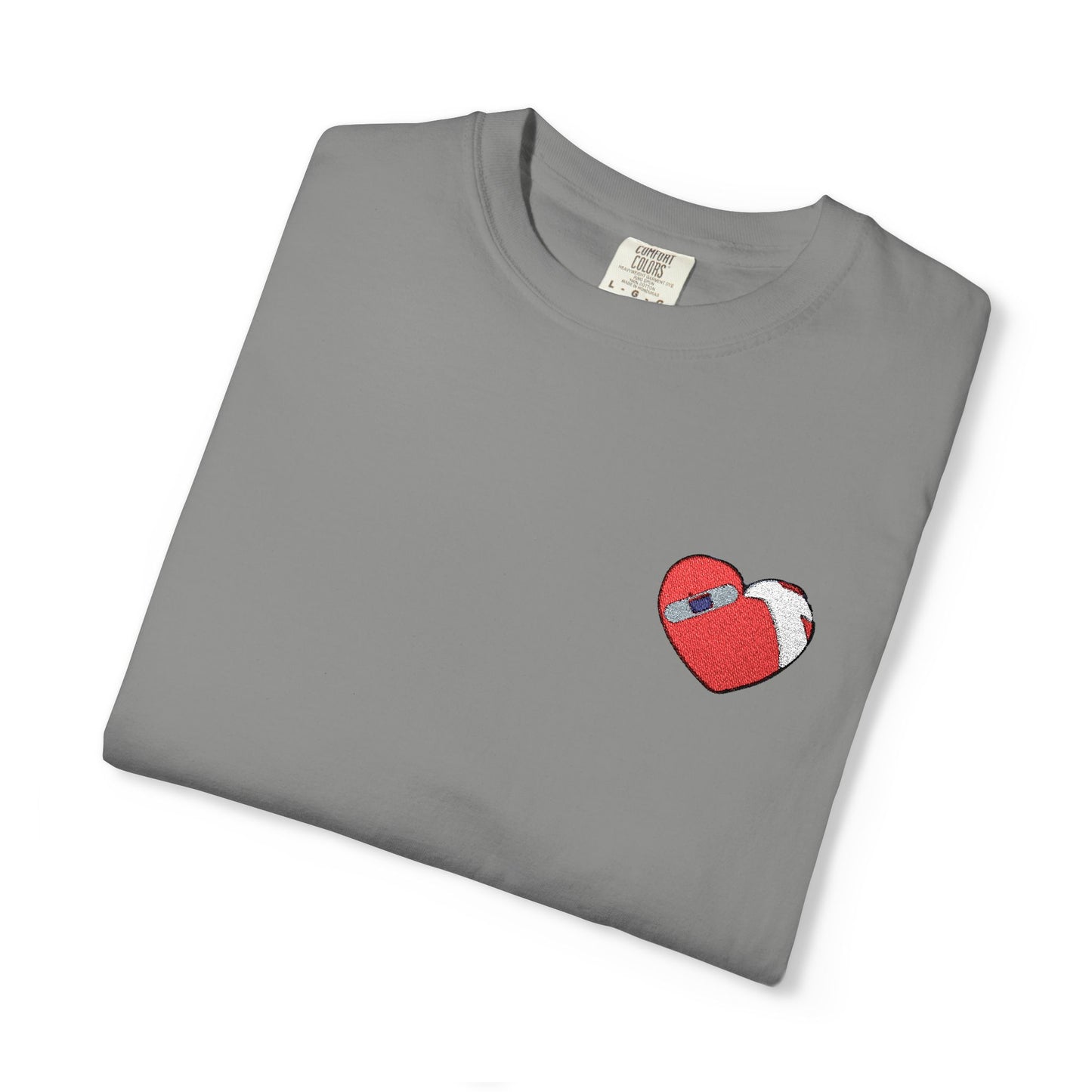 Heartfelt Unisex Garment-Dyed T-shirt - Casual Love Tee, Perfect for Valentine's Day, Gift for Friends, Everyday Wear, Unique Graphic Tee