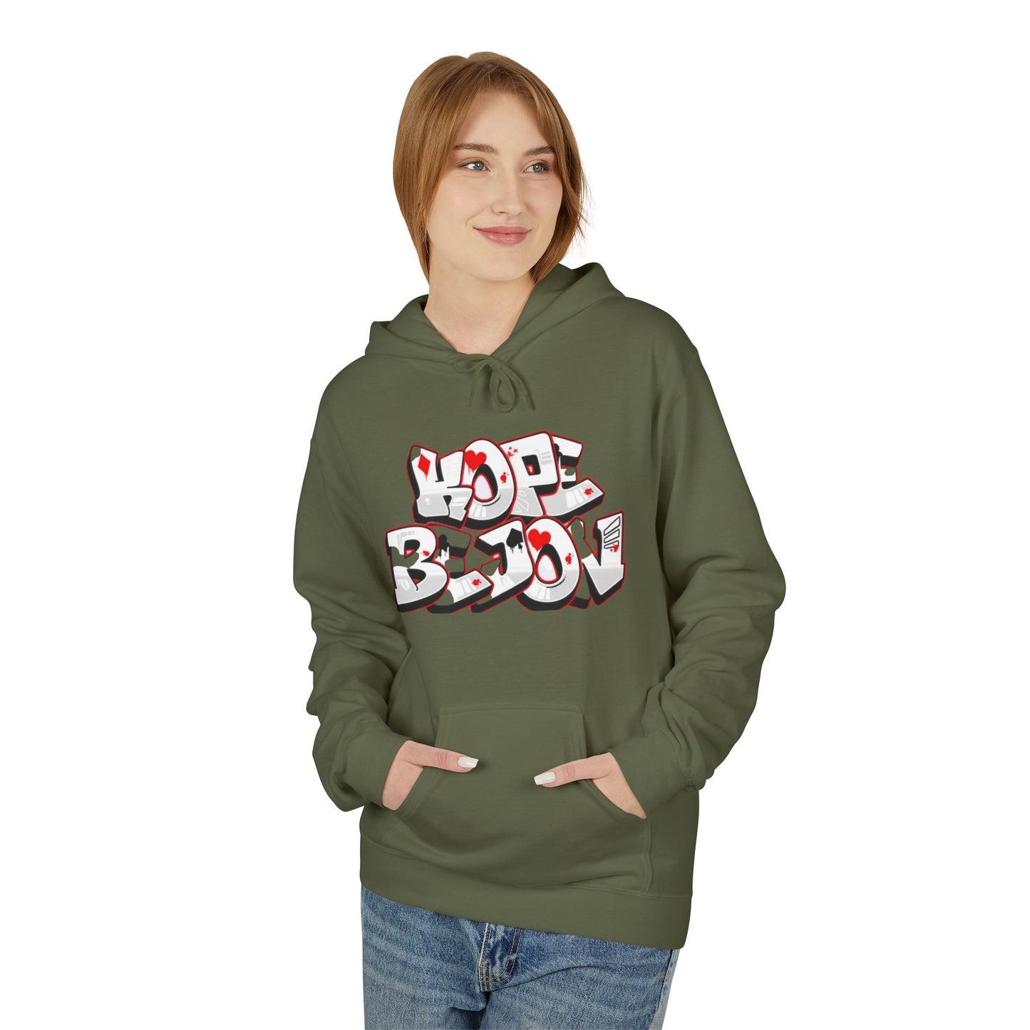 Graffiti Heart Hoodie - Urban Style, Streetwear, Cozy Apparel, Gift for Him/Her, Casual Outfit, Year-Round Fashion