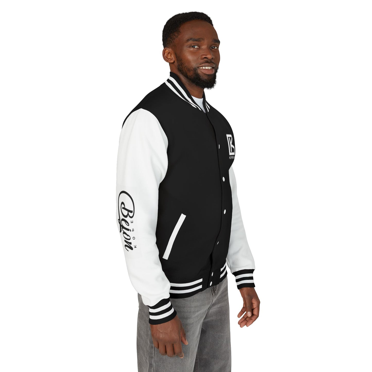 Unisex Heavyweight Letterman Jacket with Inspirational Quotes, Casual Streetwear, Perfect for Gifts, Sports Events, and Celebrations