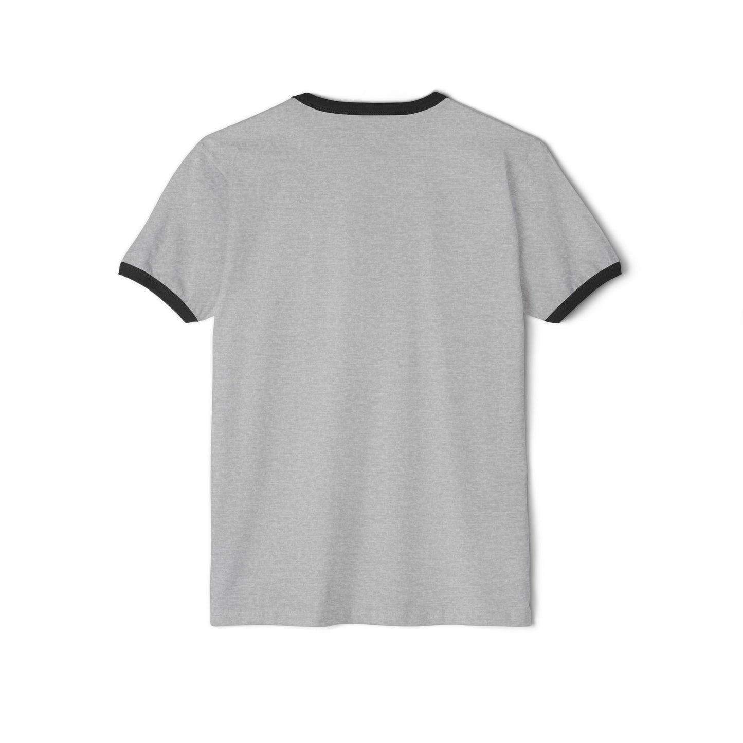 Unisex Cotton Ringer T-Shirt with KB Bear Design,