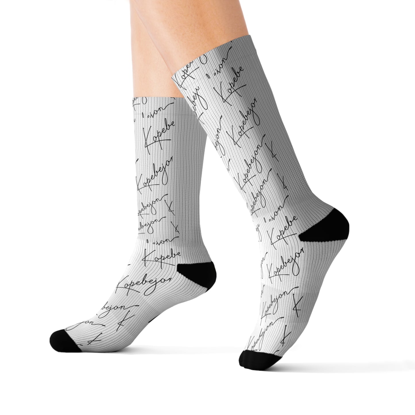 Stylish Sublimation Socks with Inspirational Quotes, Unique Gifts for Birthdays, Holidays, Cozy Wear, Comfortable Everyday Use