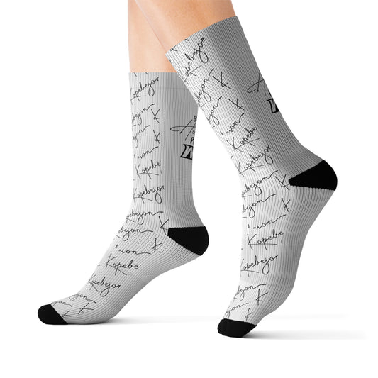 Stylish Sublimation Socks with Inspirational Quotes, Unique Gifts for Birthdays, Holidays, Cozy Wear, Comfortable Everyday Use