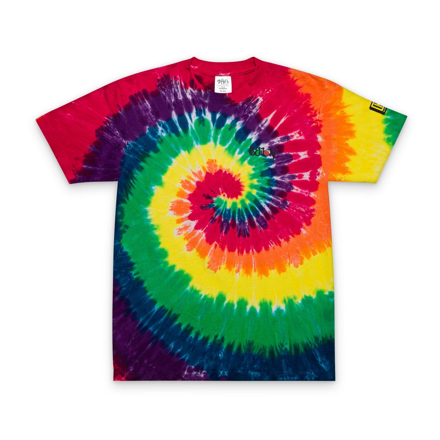 Vibrant Tie-Dye Oversized T-Shirt, Fun Summer Shirt, Festival Wear, Casual Outfit, Unique Gift