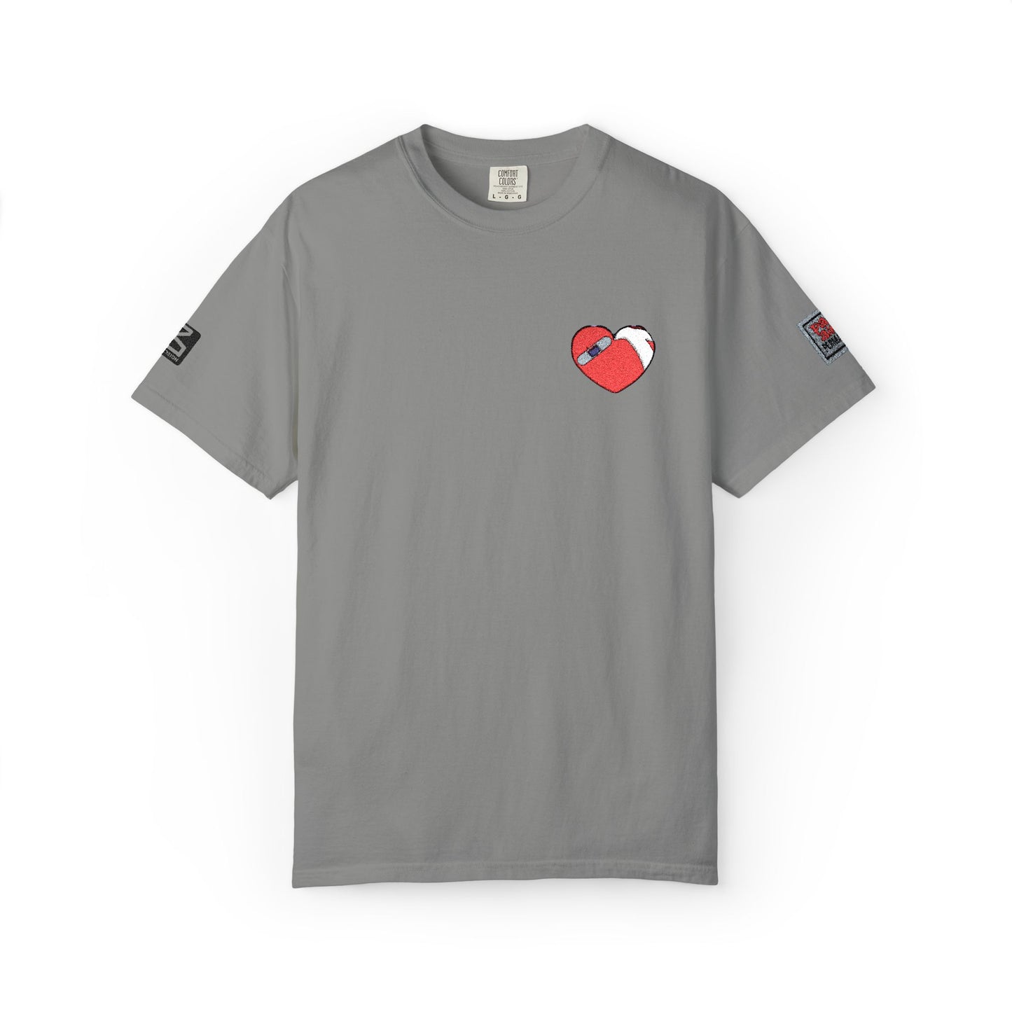 Heartfelt Unisex Garment-Dyed T-shirt - Casual Love Tee, Perfect for Valentine's Day, Gift for Friends, Everyday Wear, Unique Graphic Tee