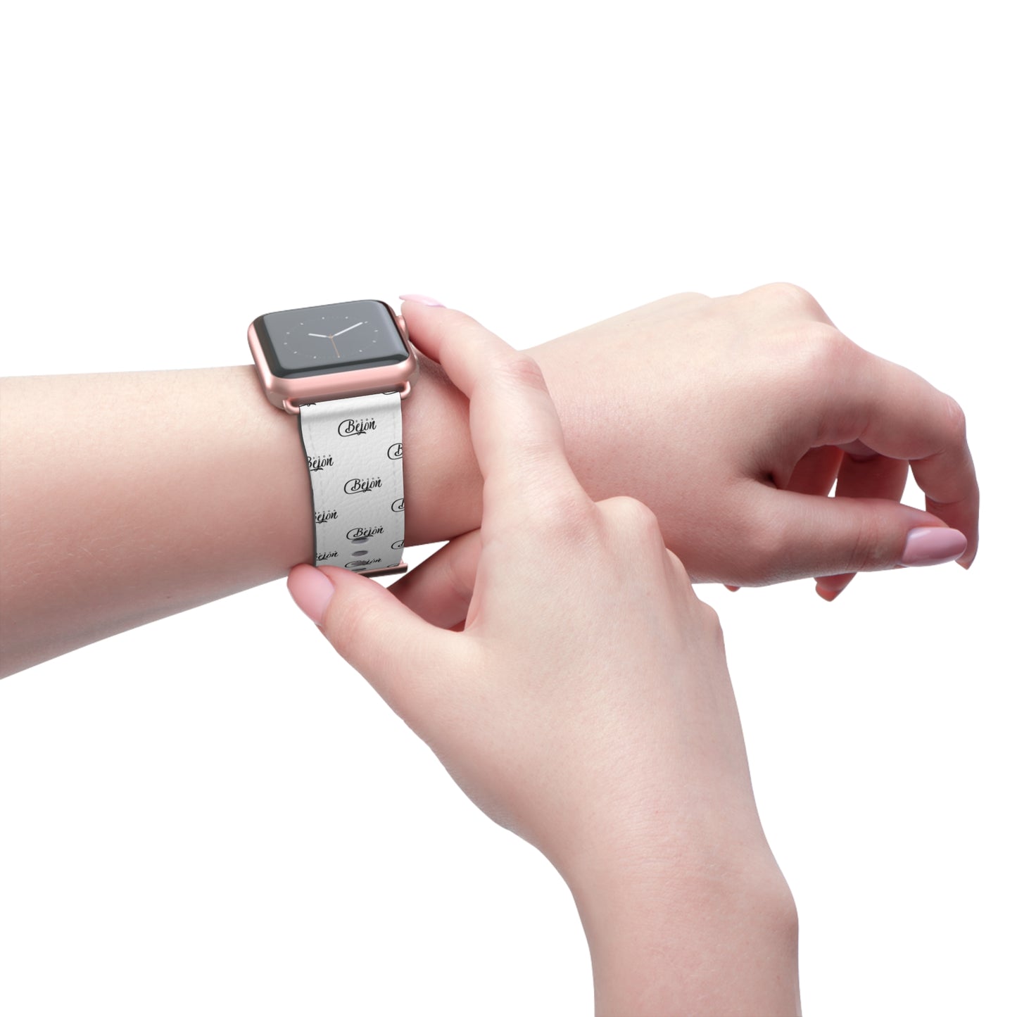 Sleek Monochrome Watch Band, Minimalist Style, IPhone Band, Modern Watch Strap, Trendy Gift for Him/Her, Stylish Accessory