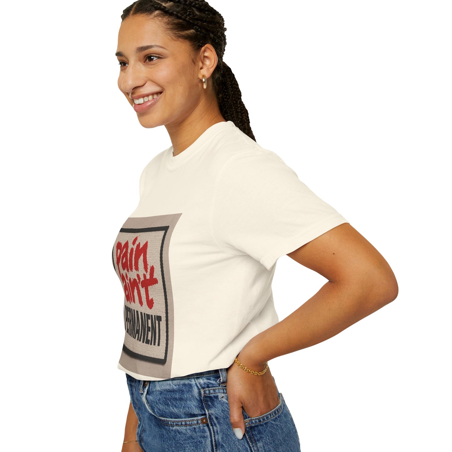 Pain Ain't Permanent T-Shirt, Motivational Tee, Unisex Graphic Shirt, Casual Gift, Everyday Wear, Inspirational Fashion