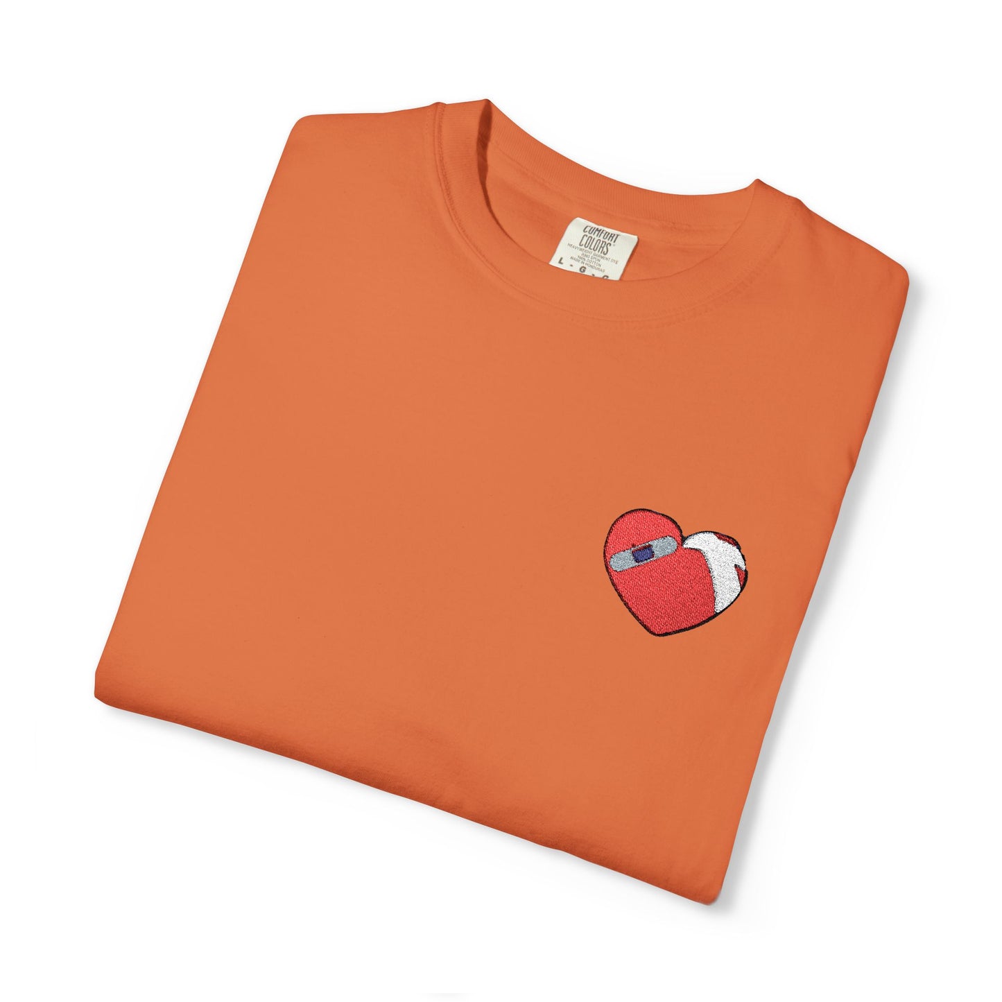 Heartfelt Unisex Garment-Dyed T-shirt - Casual Love Tee, Perfect for Valentine's Day, Gift for Friends, Everyday Wear, Unique Graphic Tee