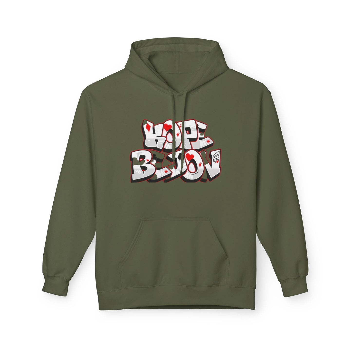 Graffiti Heart Hoodie - Urban Style, Streetwear, Cozy Apparel, Gift for Him/Her, Casual Outfit, Year-Round Fashion