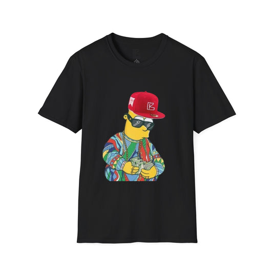 Cool Character Graphic T-Shirt, Hip Hop Style Tee, Gift for Music Lovers, Streetwear Apparel, Trendy Unisex Shirt